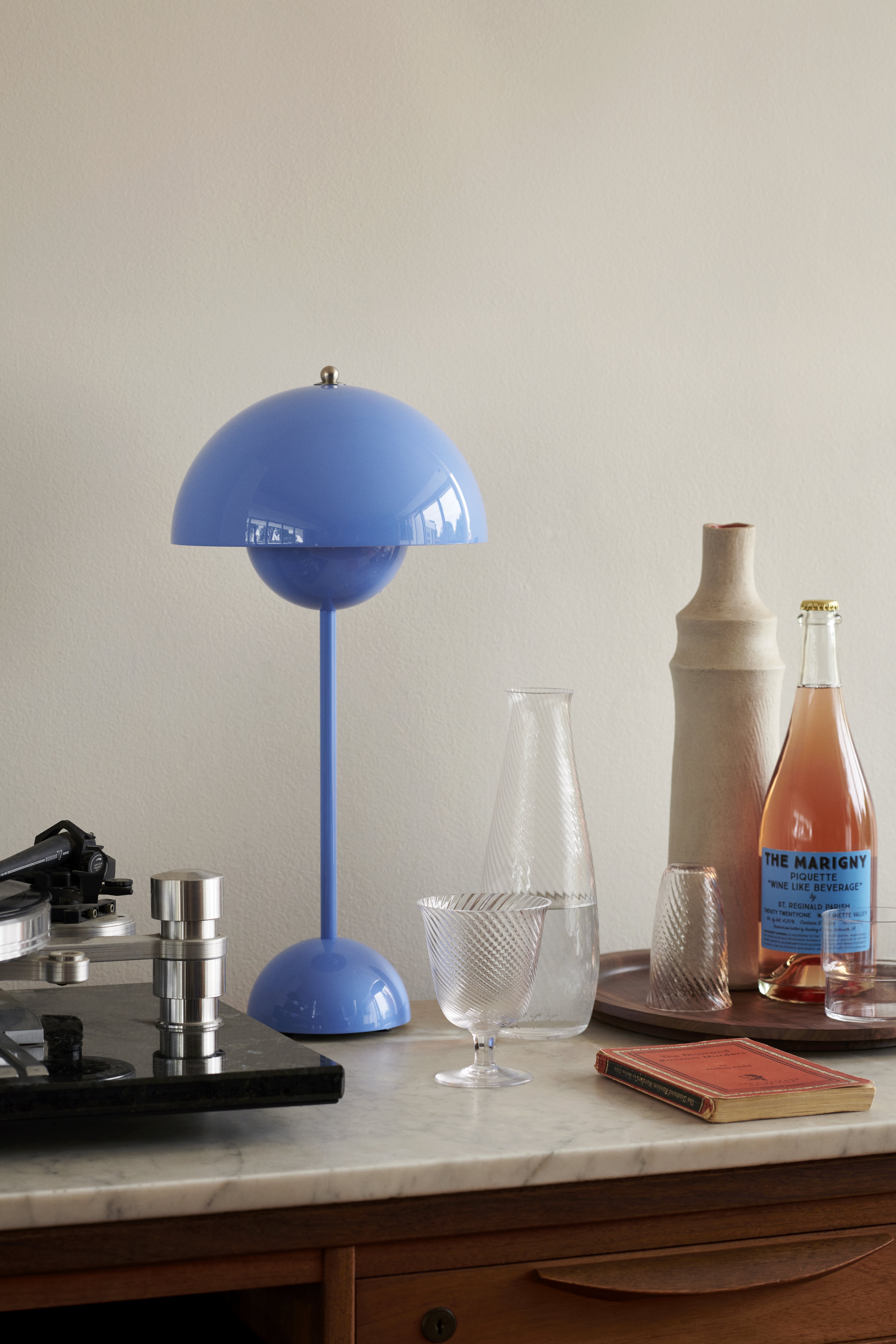 Lampa stołová FLOWERPOT VP3 modrá