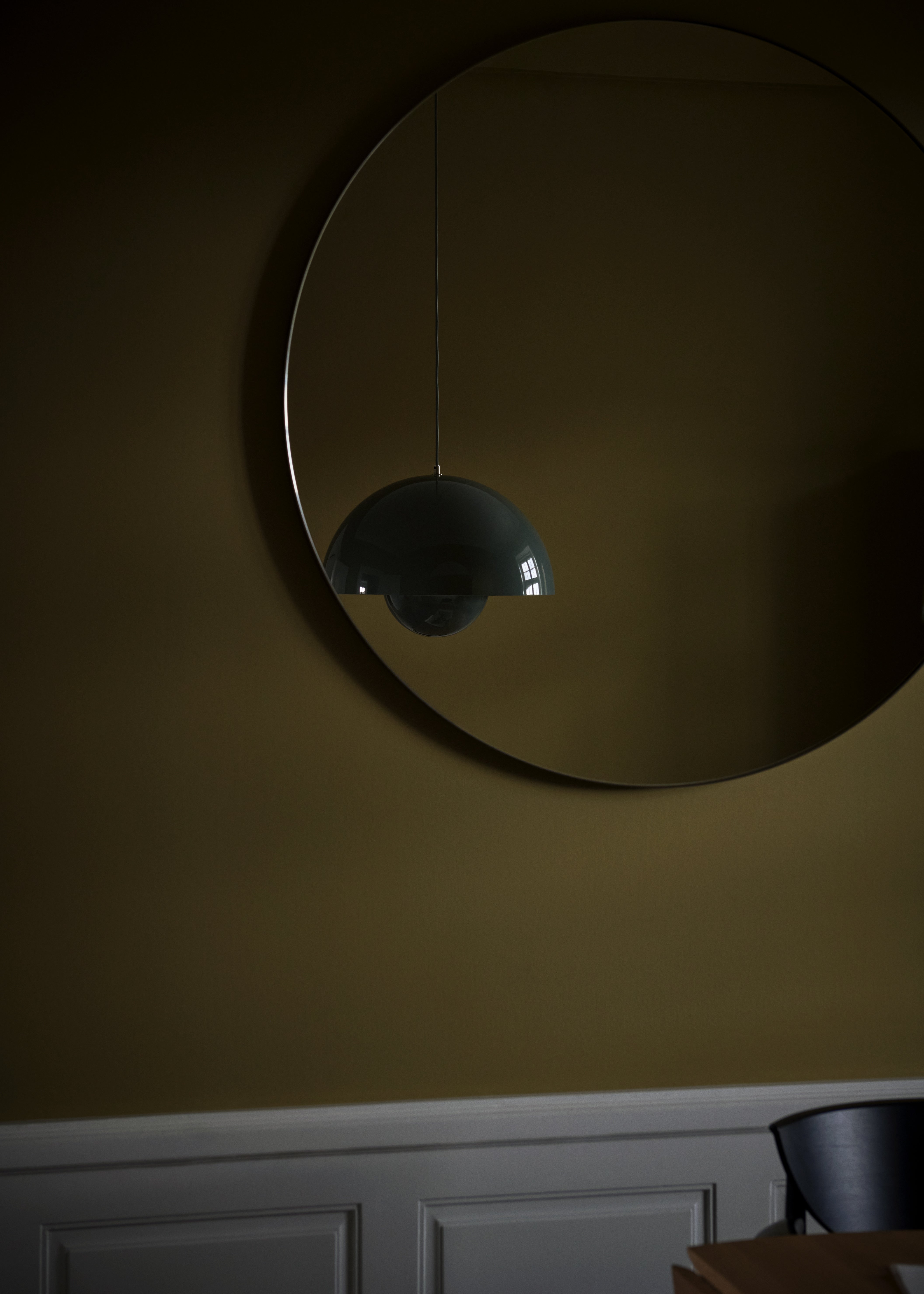 Lampa visiacá FLOWERPOT šedobluá