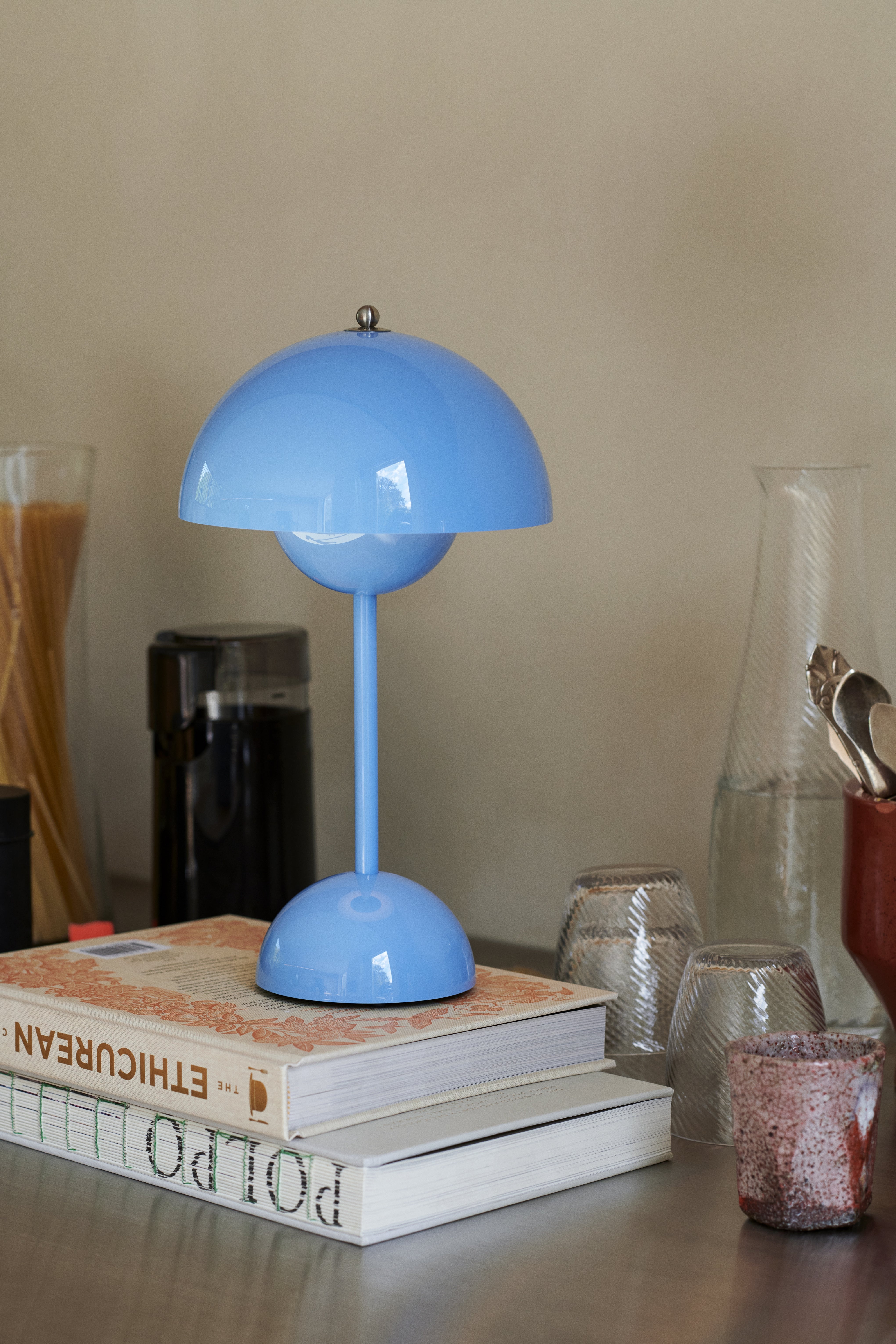 Lampa prenosná FLOWERPOT VP9 modrá