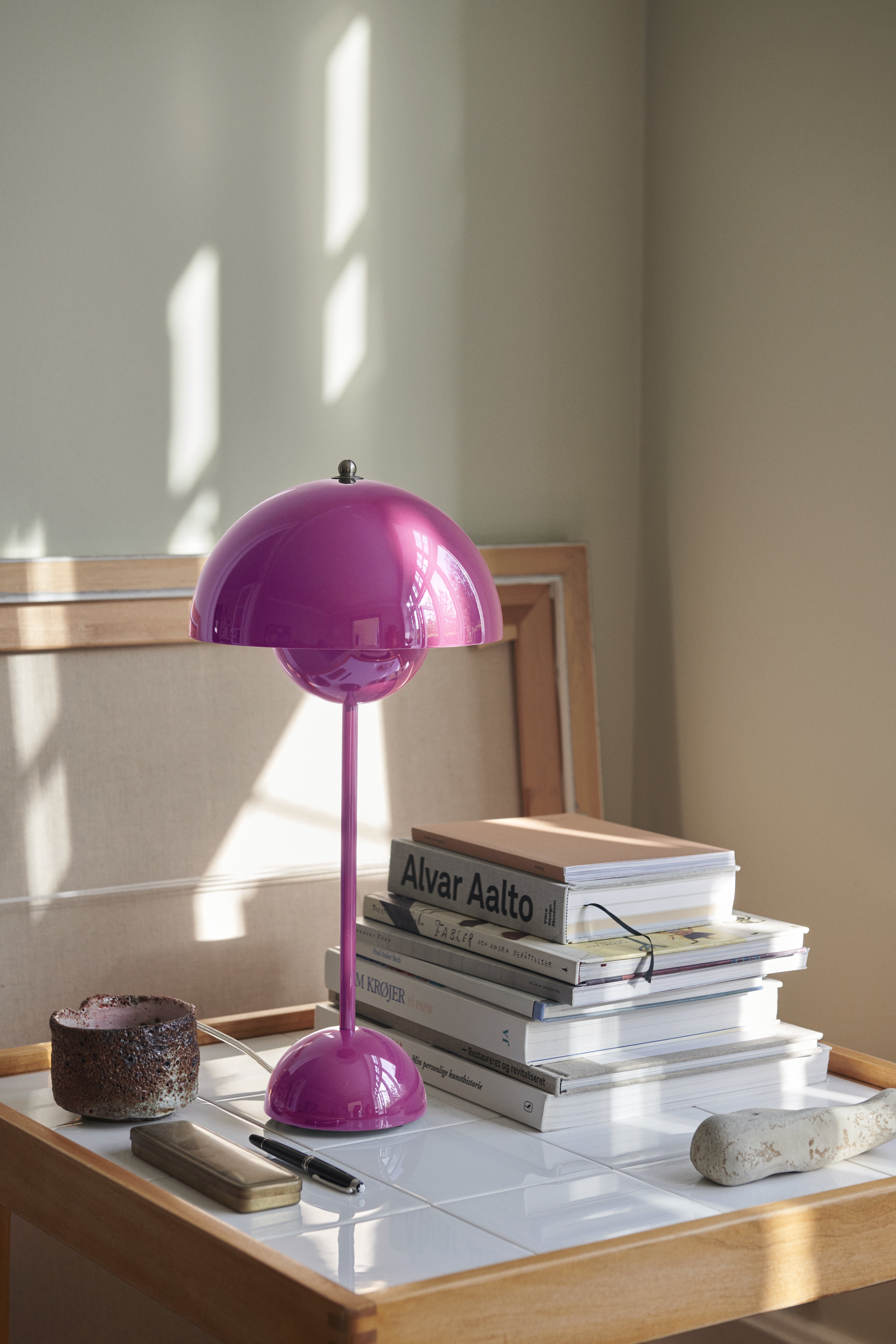 Stolná lampa FLOWERPOT VP3 fuchsie