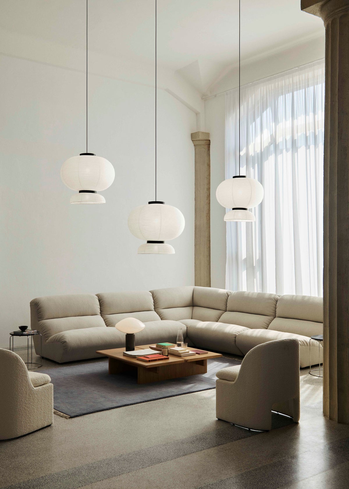 Sofa modulárna HI LO AV55 - čalúnený rohový modul