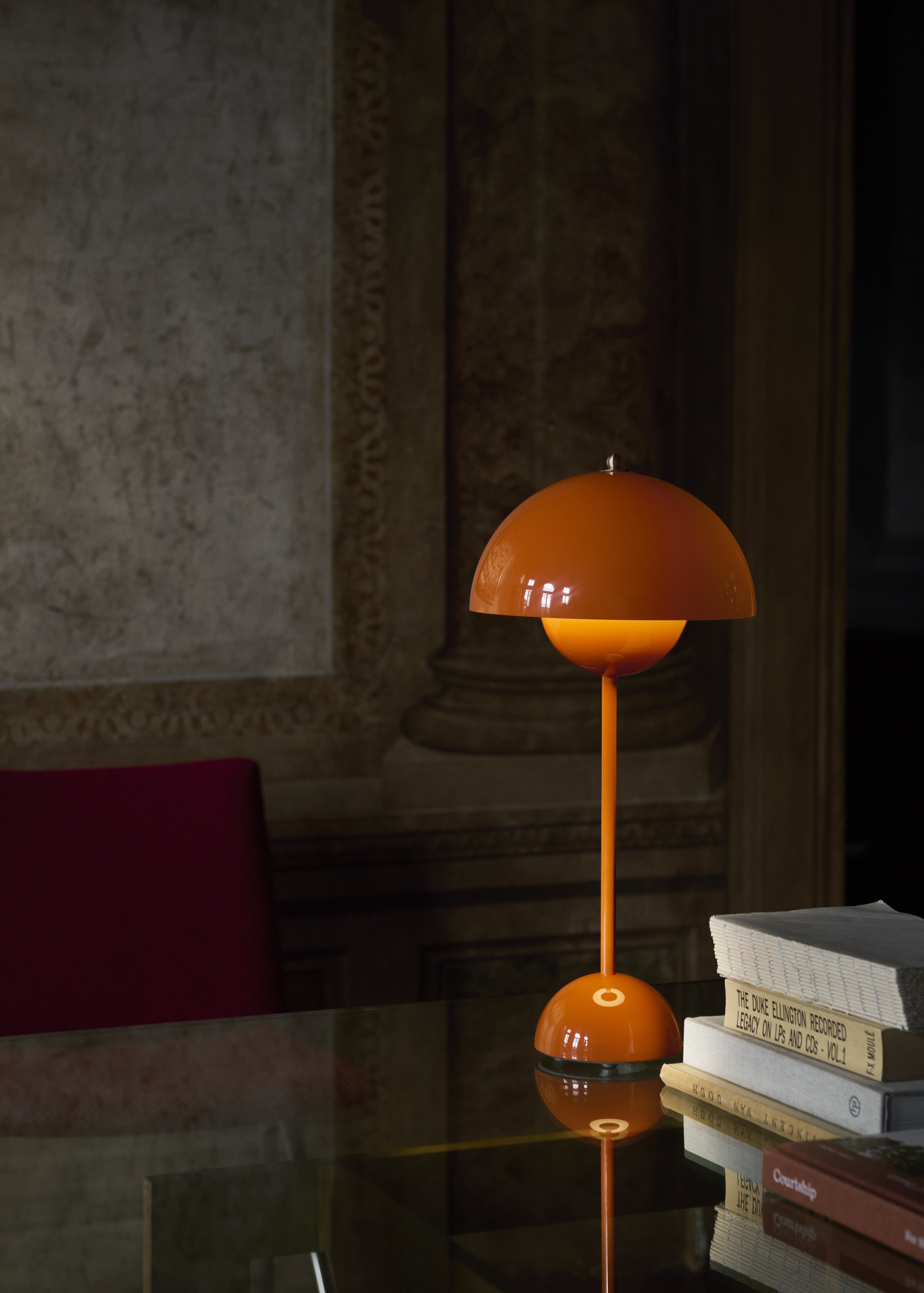 Stolná lampa FLOWERPOT VP3 oranžová