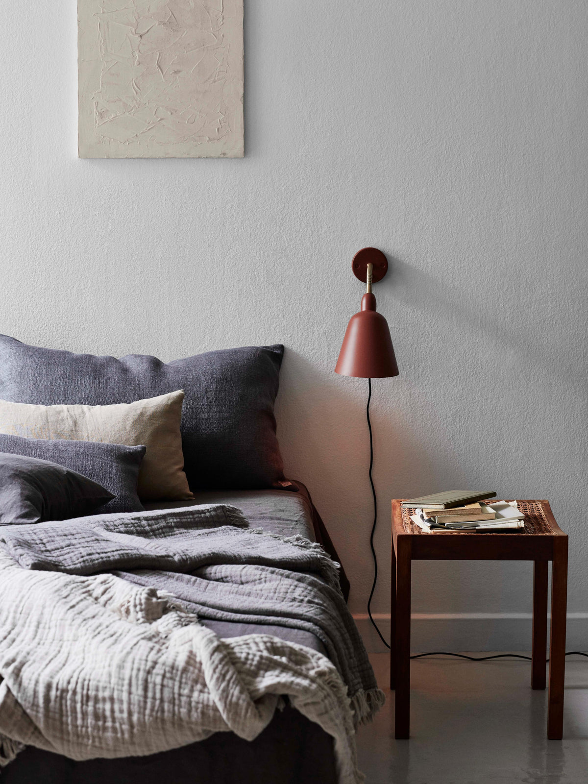 Nástenná lampa BELLEVUE AJ9 čierna s mosadzným povrchom