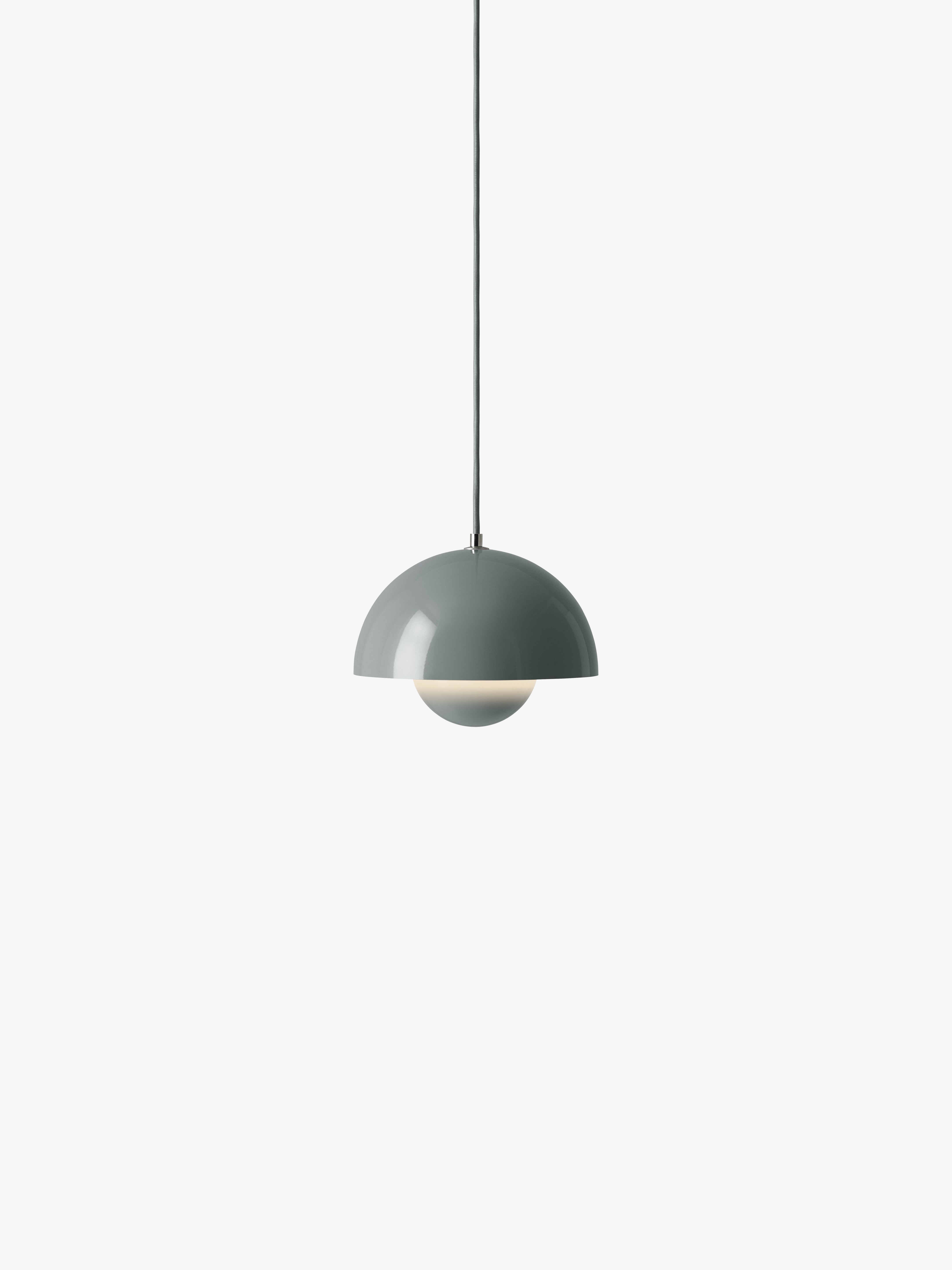 Lampa visiacá FLOWERPOT šedobluá