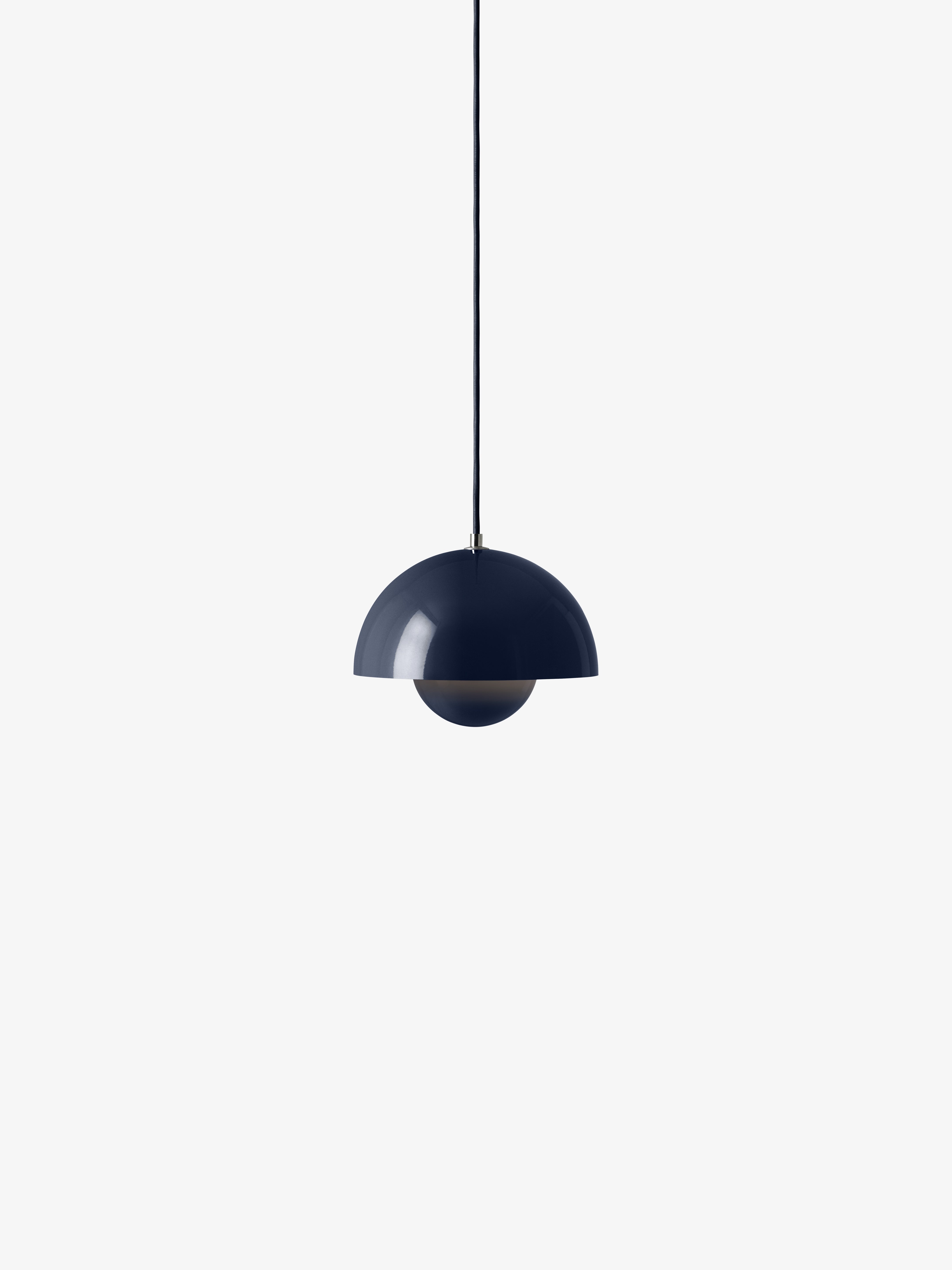 Lampa visiacá FLOWERPOT, oceľová modrá