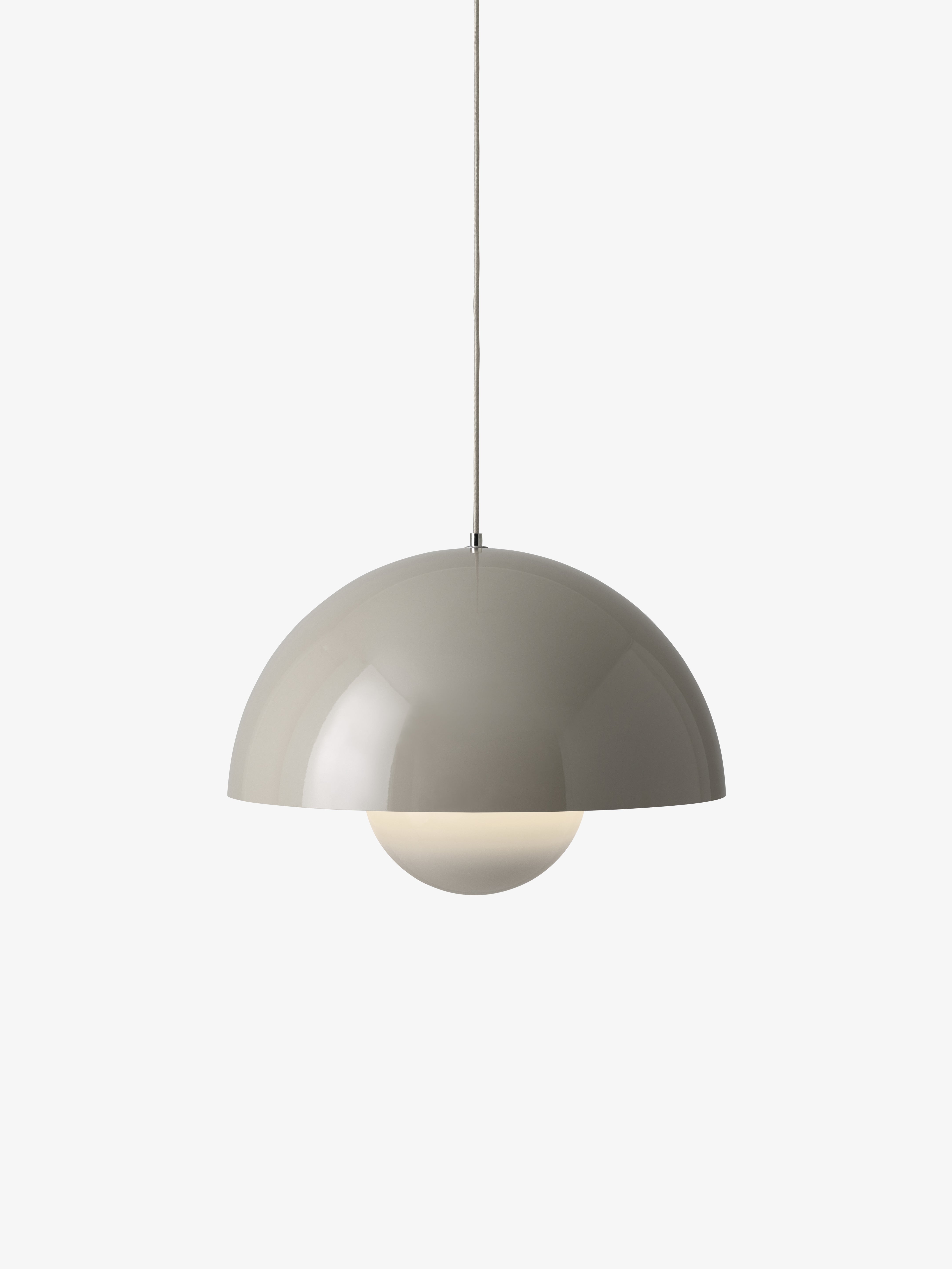 Lampa visiacá FLOWERPOT šedobéžová