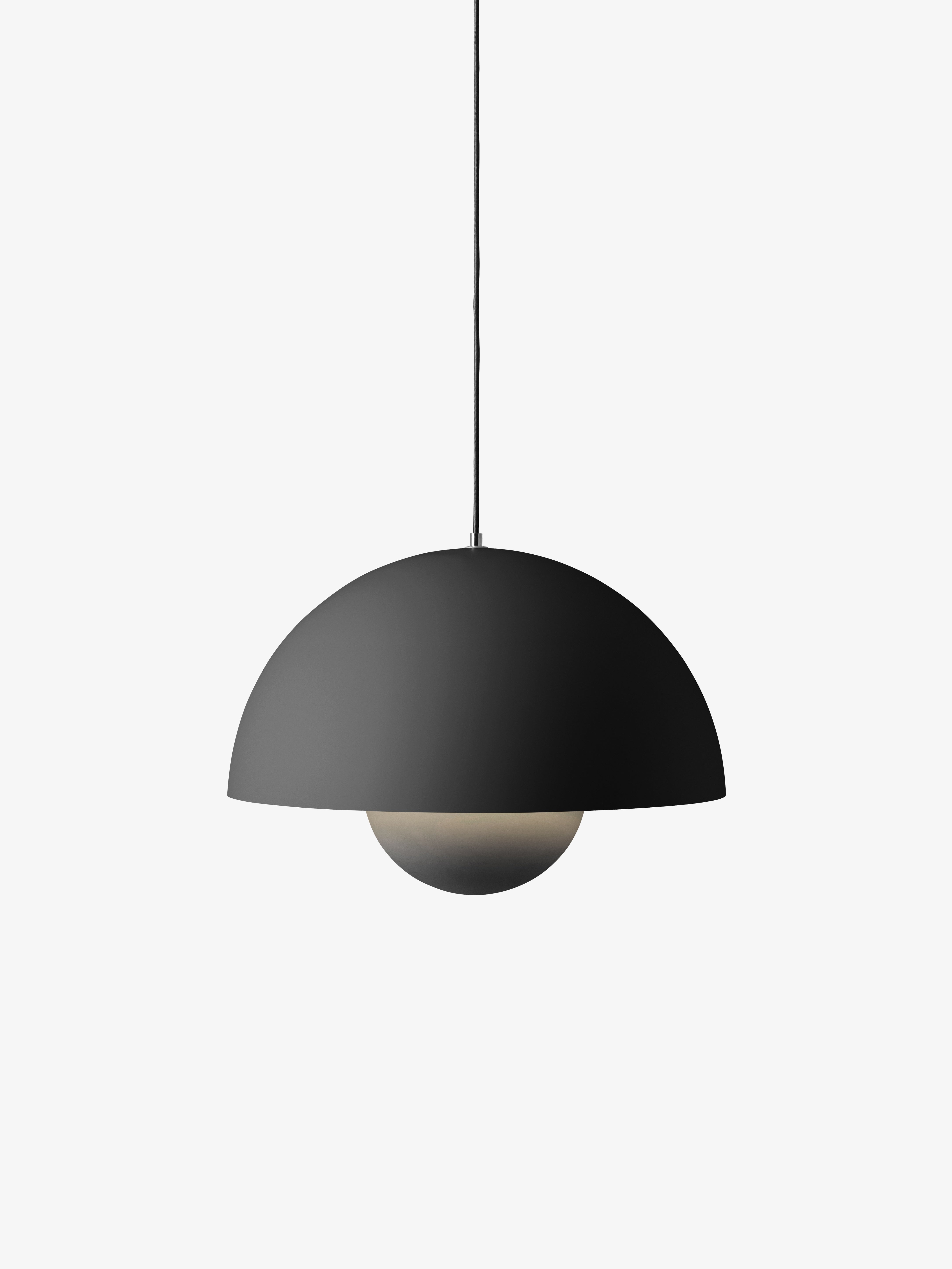 Lampa visiacá FLOWERPOT matná čierna