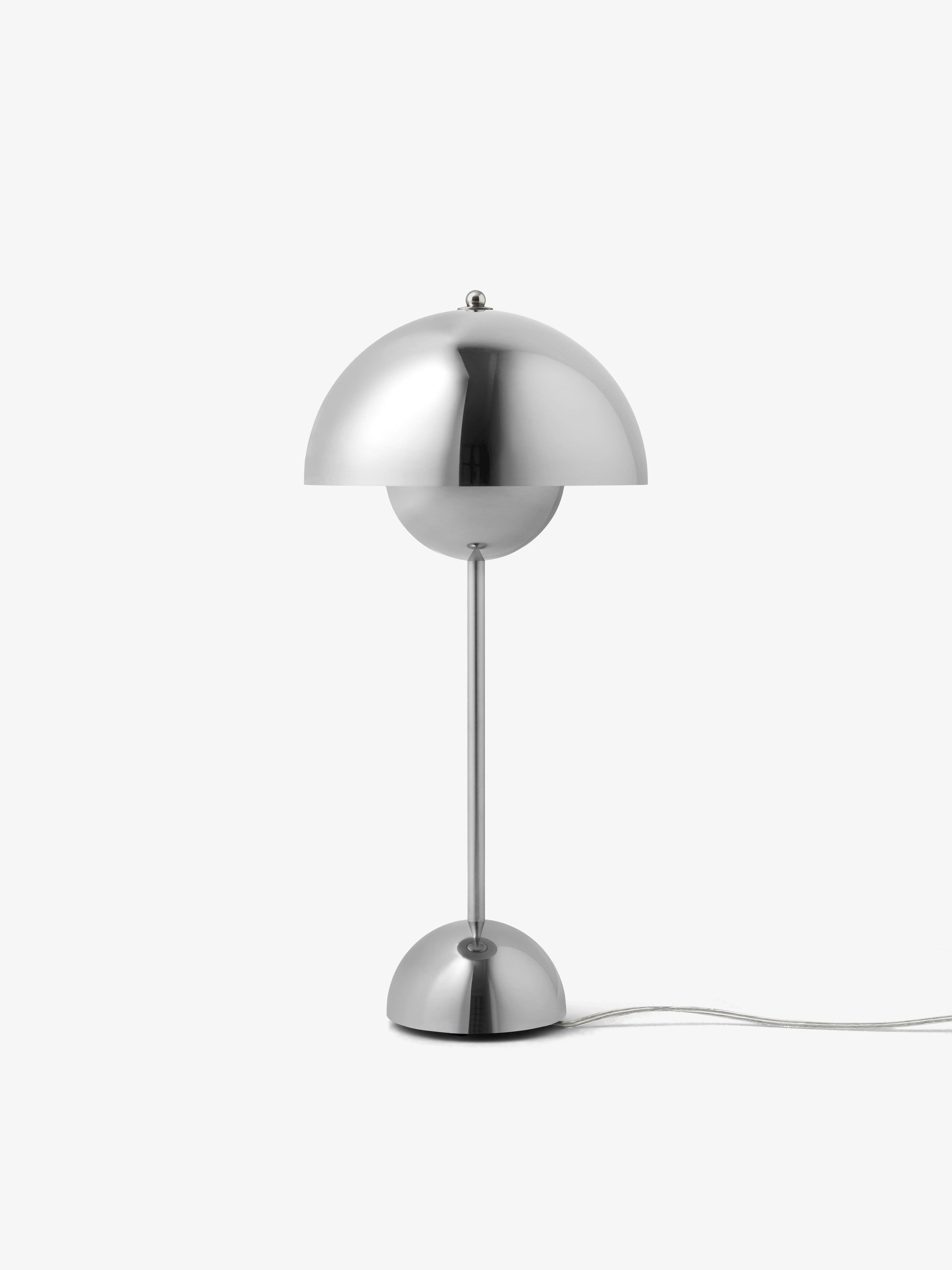 Stolná lampa FLOWERPOT VP3 chrómová