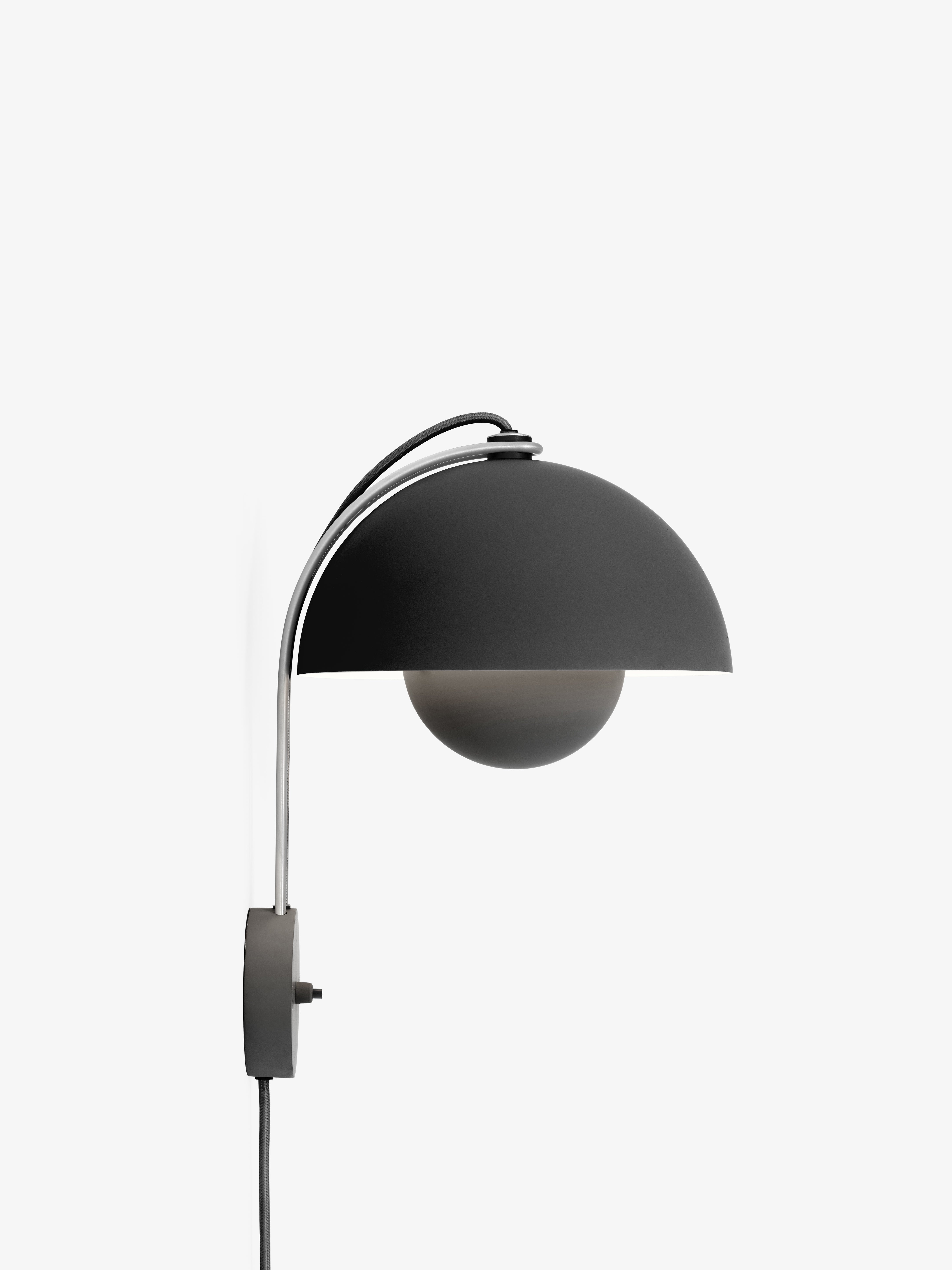 Nástenná lampa FLOWERPOT VP8 matná čierna