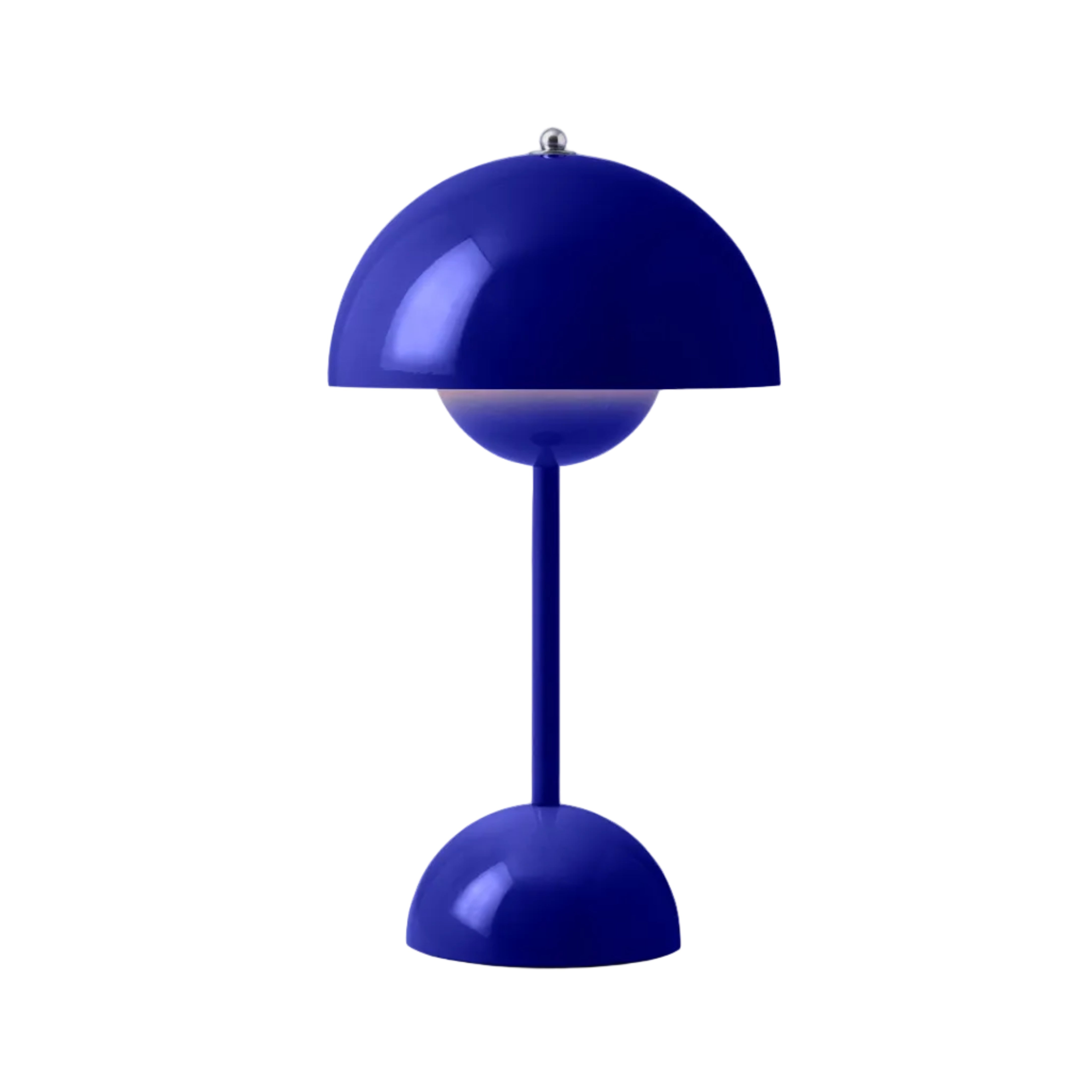 Lampa prenosná FLOWERPOT VP9 v kobaltovej farbe