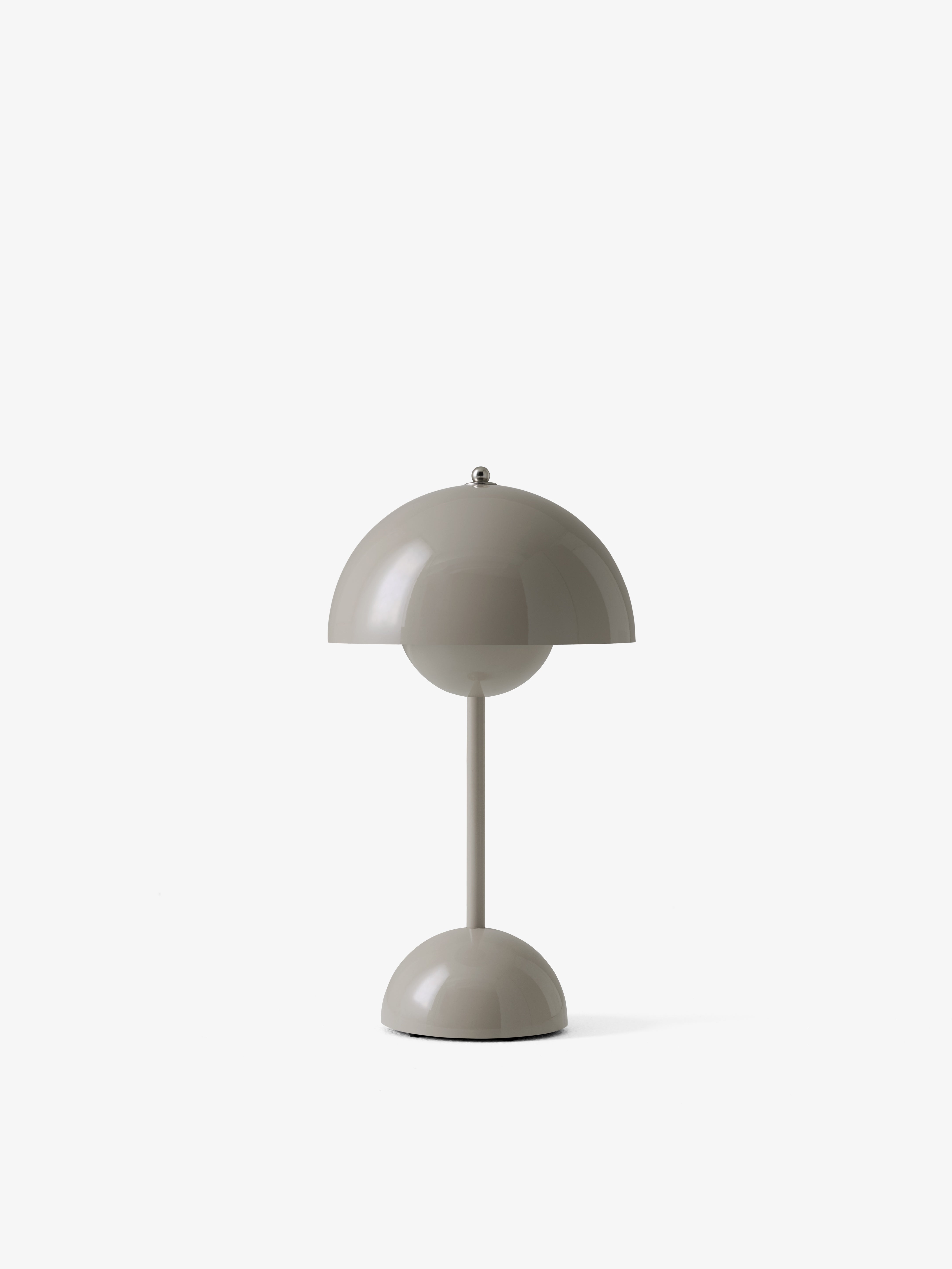 Prenosná lampa FLOWERPOT VP9 šedobéžová