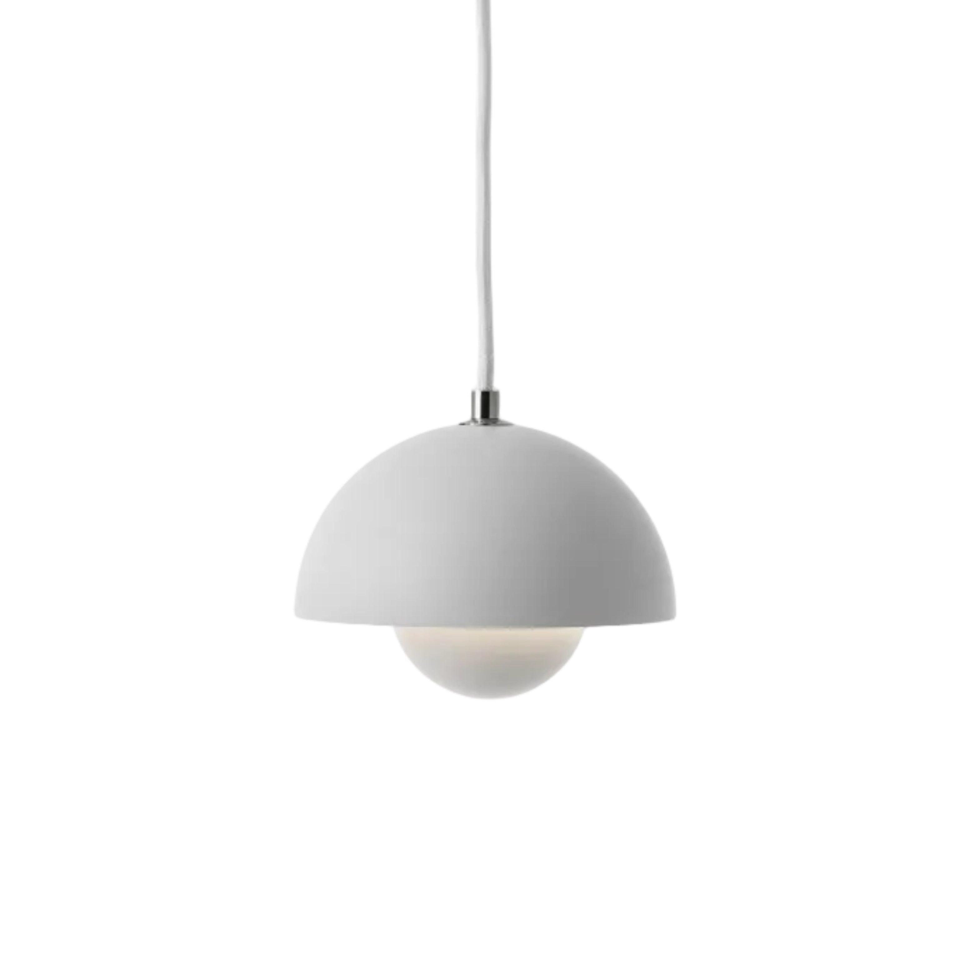 Lampa visiacá FLOWERPOT matná svetlosivá