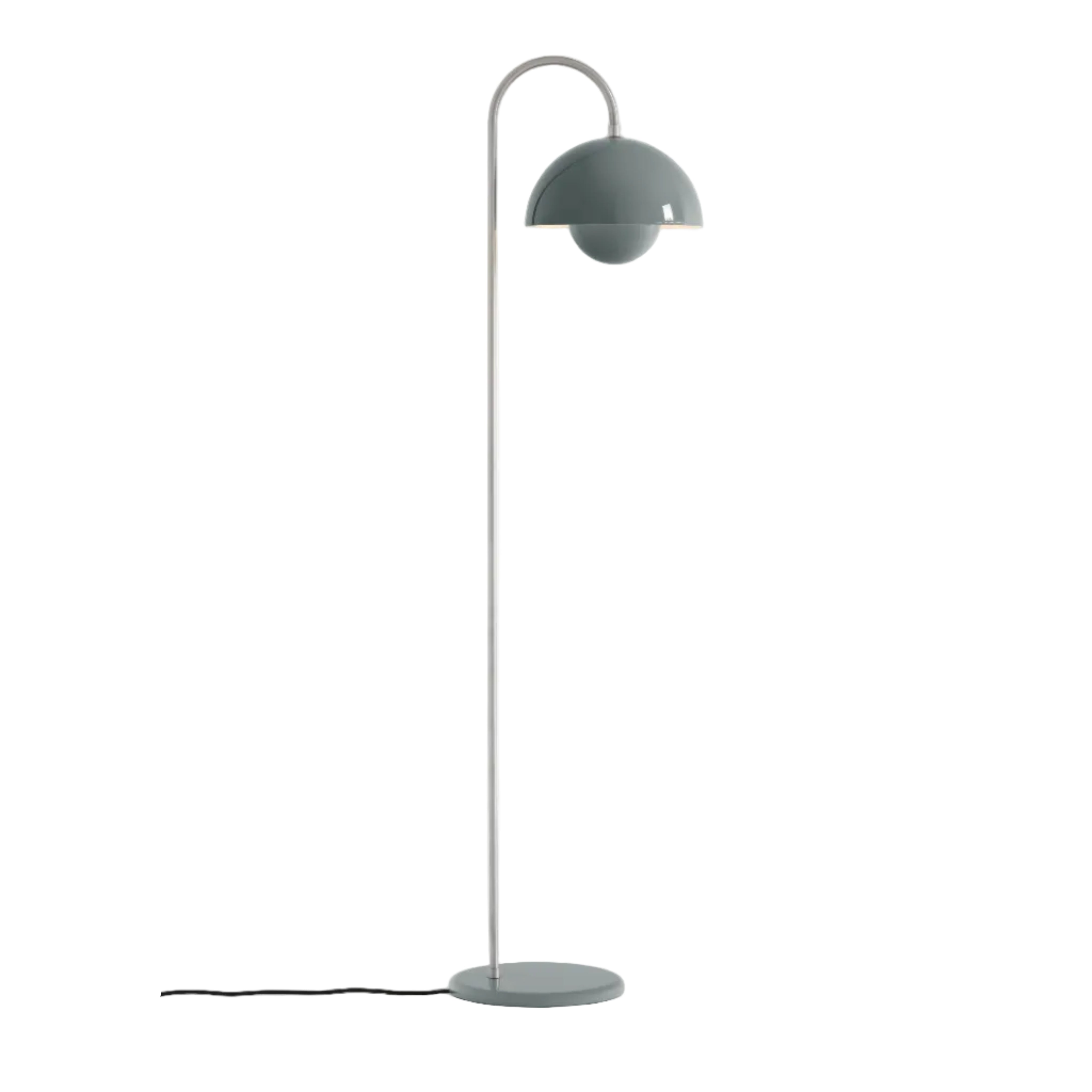 Lampa podlahová FLOWERPOT VP12 šedomodrá