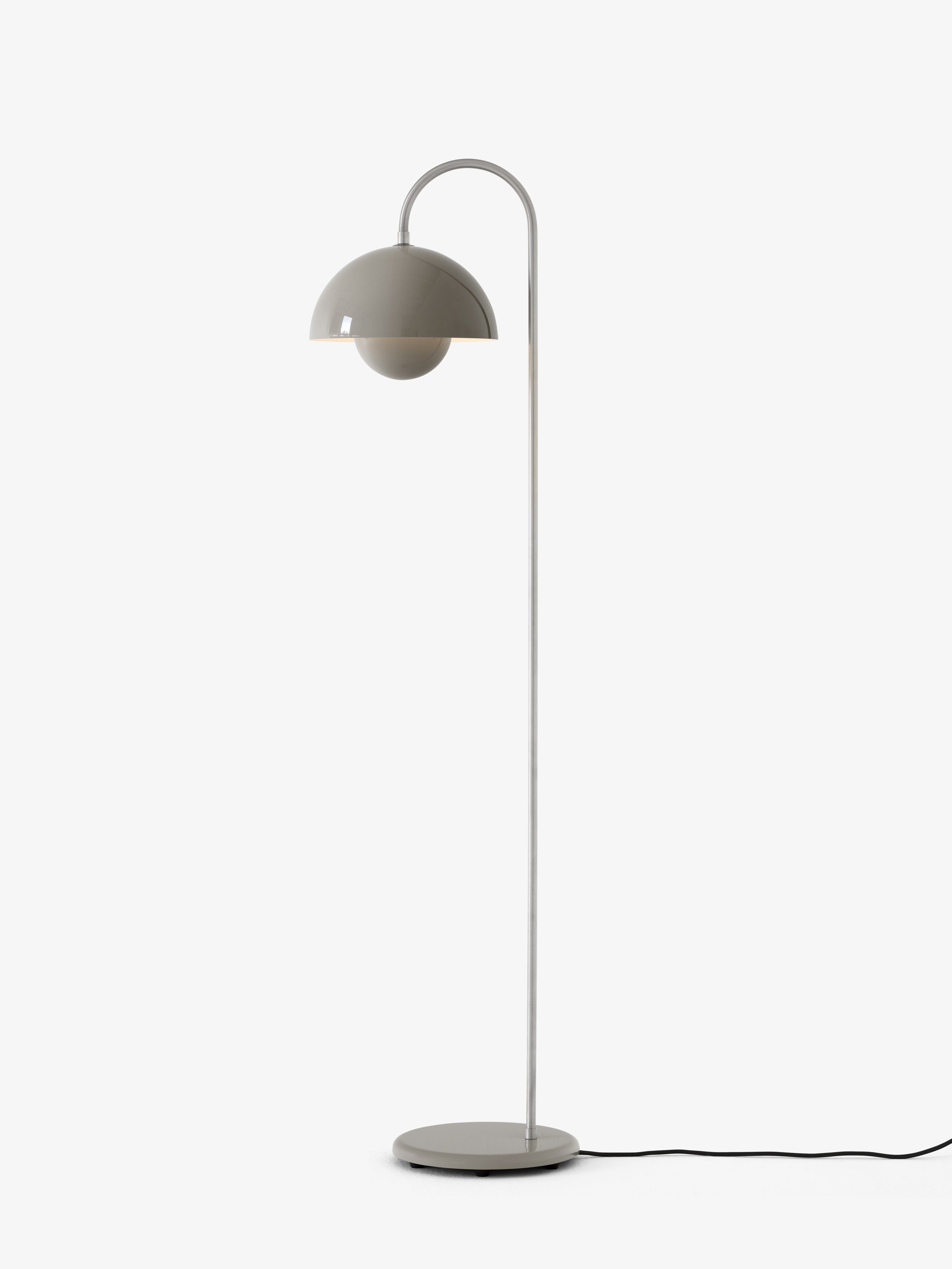 Lampa podlahová FLOWERPOT VP12 šedobéžová