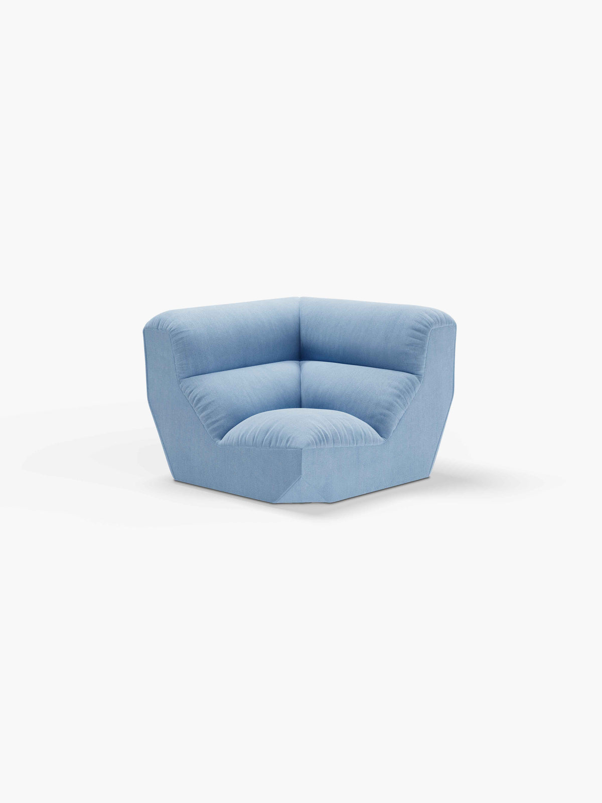 Sofa modulárna HI LO AV55 - čalúnený rohový modul