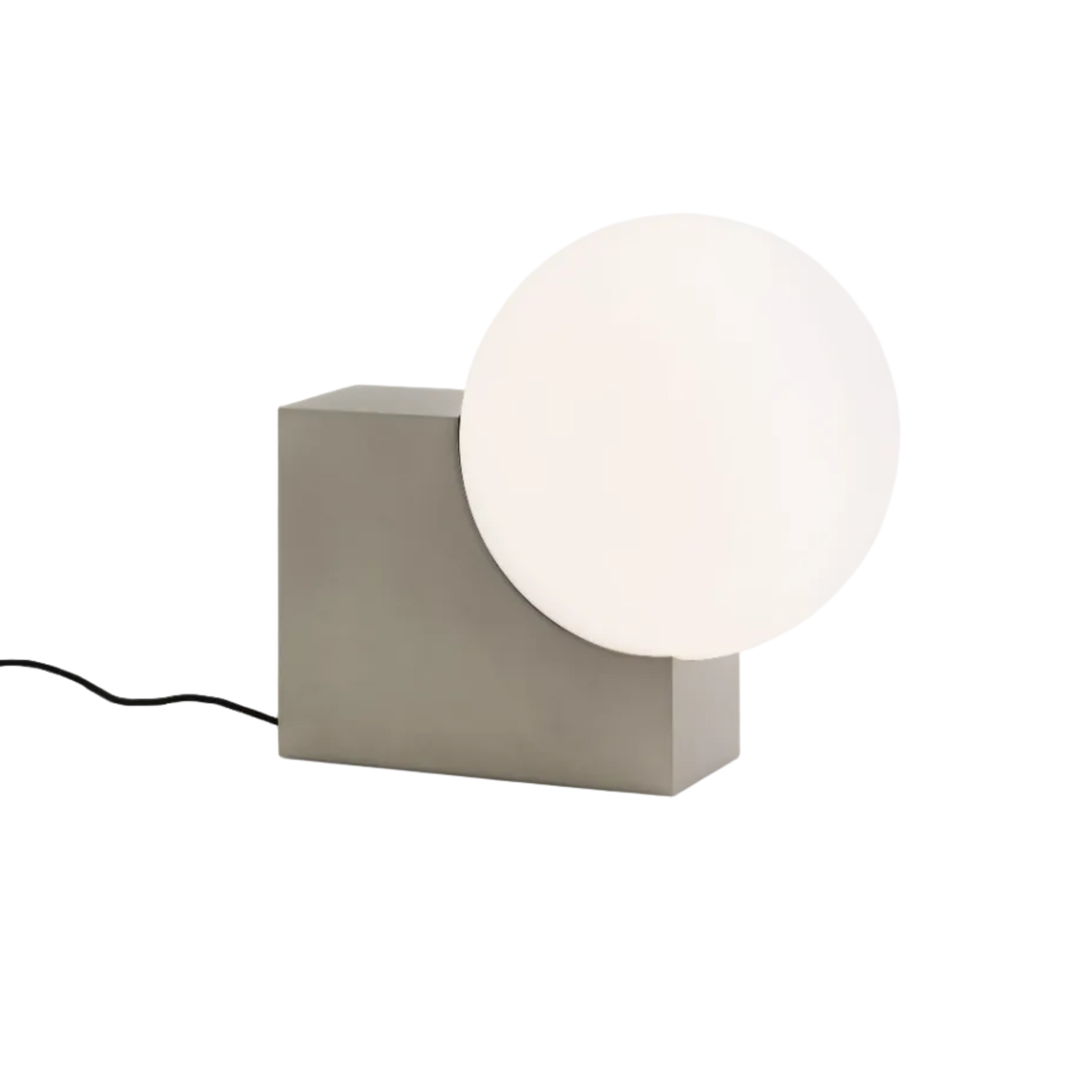 Lampa podlahová JOURNEY SH4 so skleneným tienidlo a brúsenou oceľovou základňou