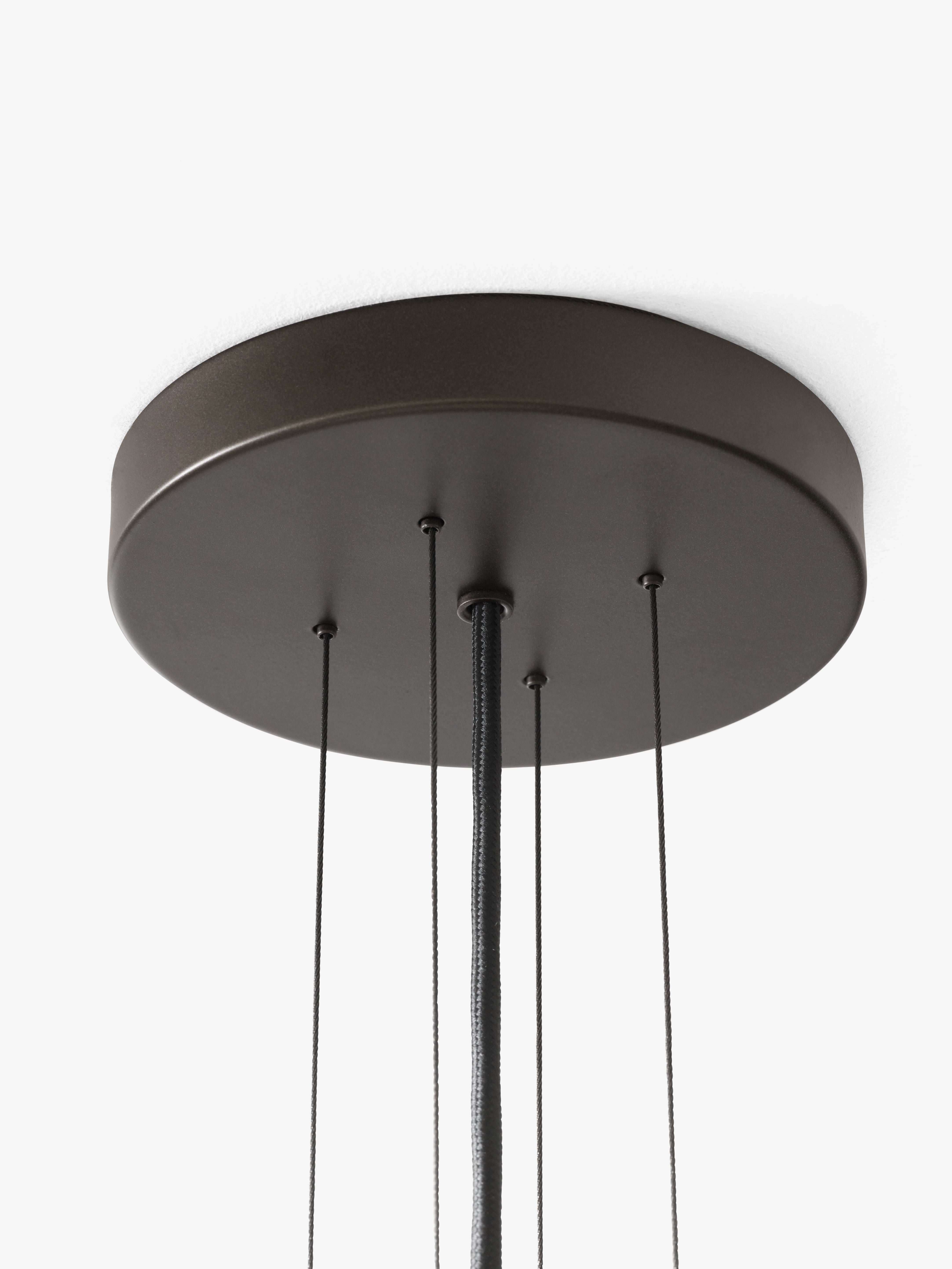 Lampa visiacá BELLA béžová s hnedým povrchom