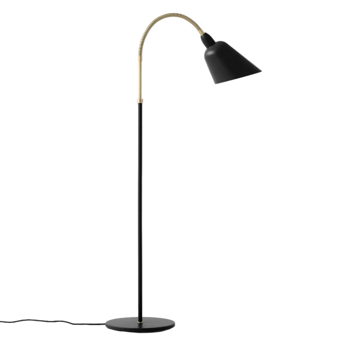Stolná lampa BELLEVUE AJ7 čierna s mosadzným povrchom