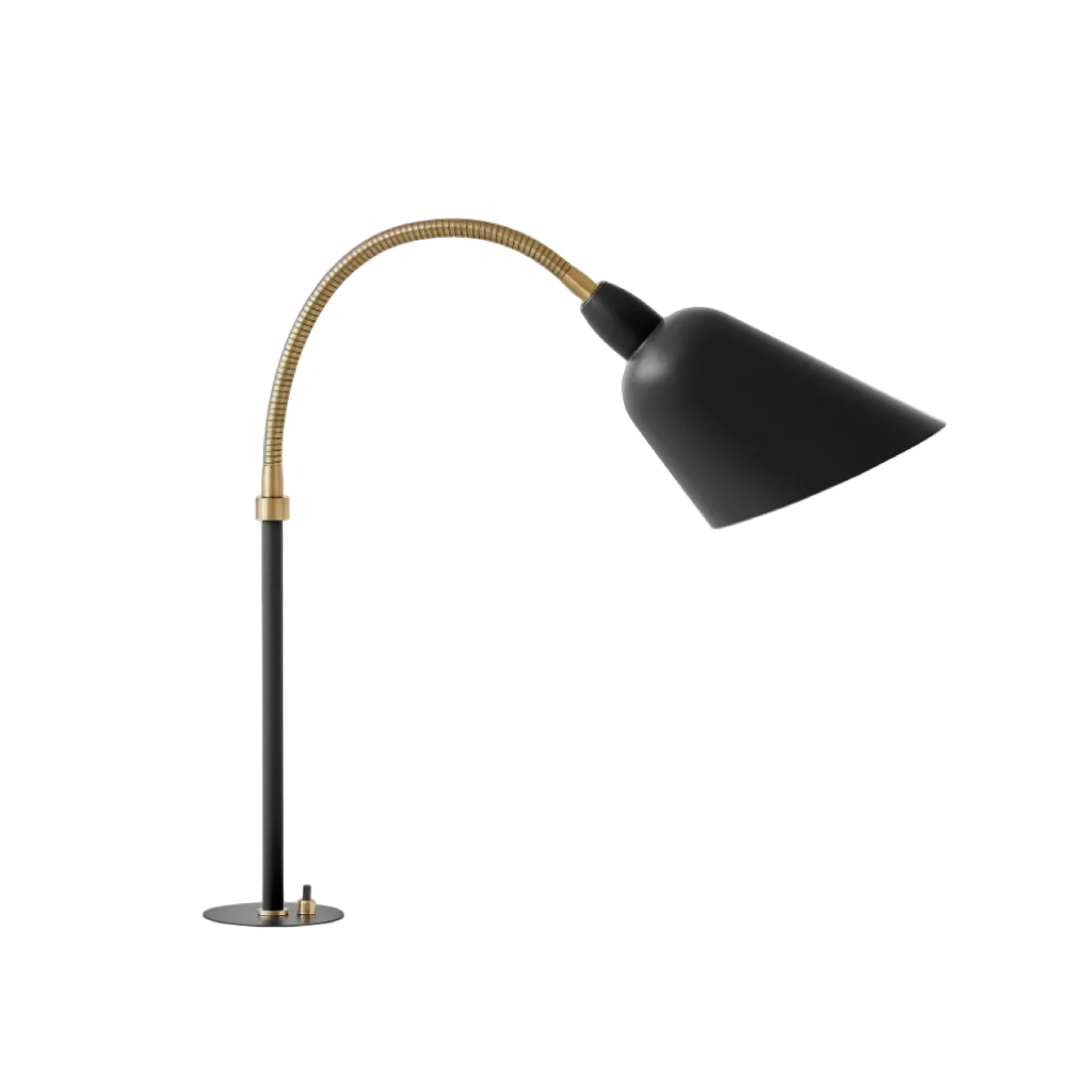 Stolná lampa BELLEVUE AJ11 čierna s mosadzným povrchom