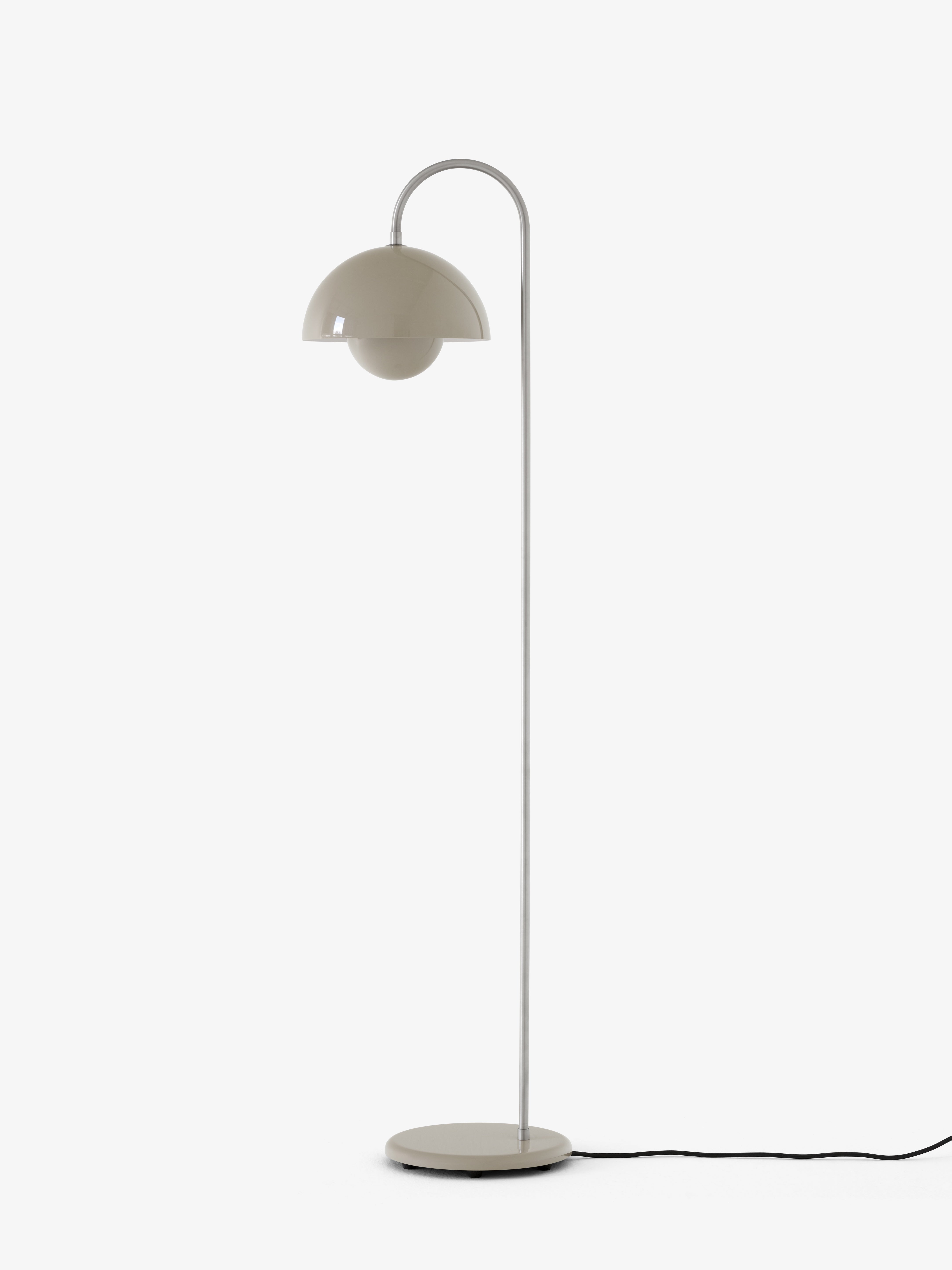 Lampa podlahová FLOWERPOT VP12 šedobéžová
