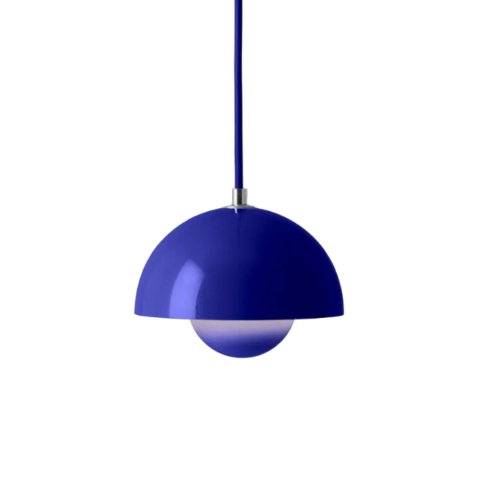 Lampa visiacá FLOWERPOT kobaltová