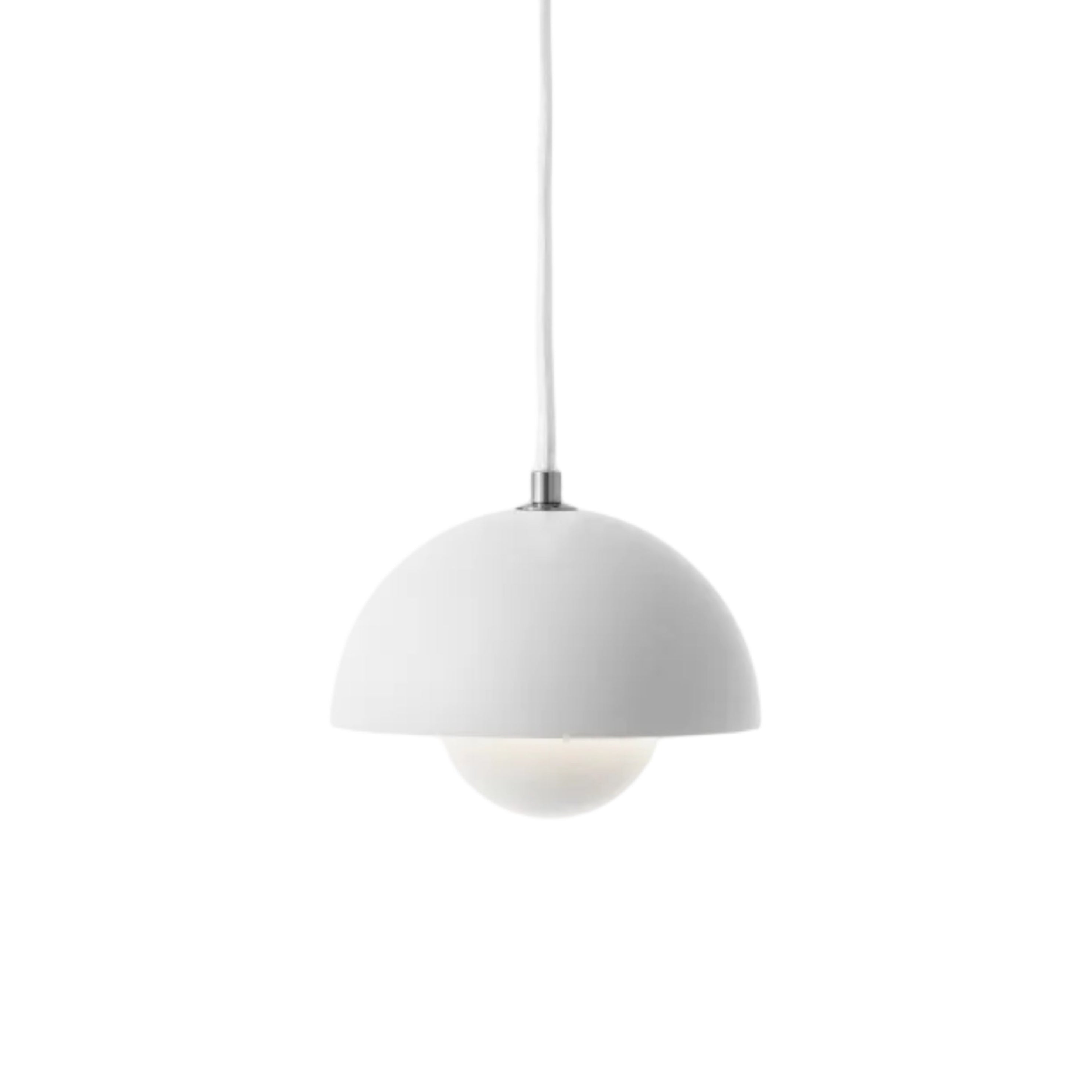 Lampa visiacá FLOWERPOT matná biela