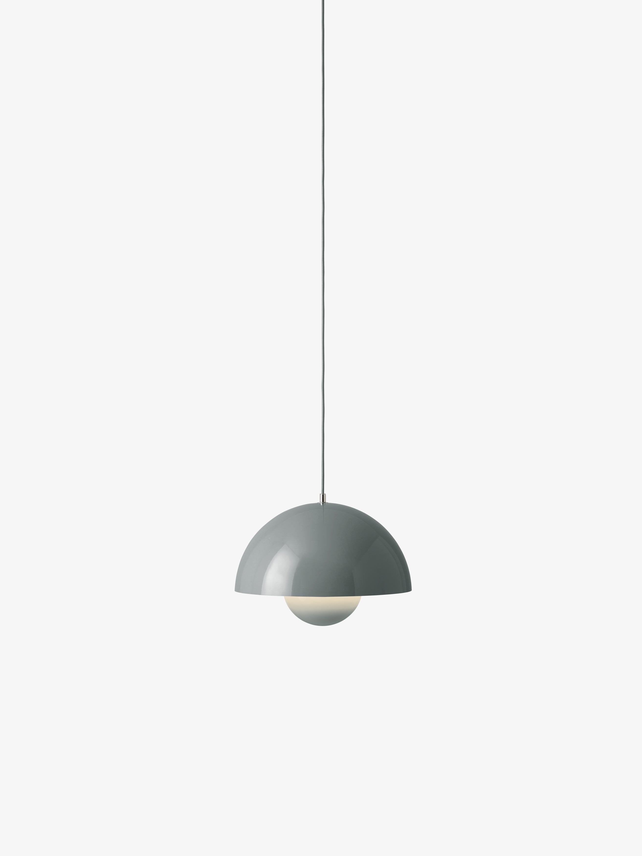 Lampa visiacá FLOWERPOT šedobluá