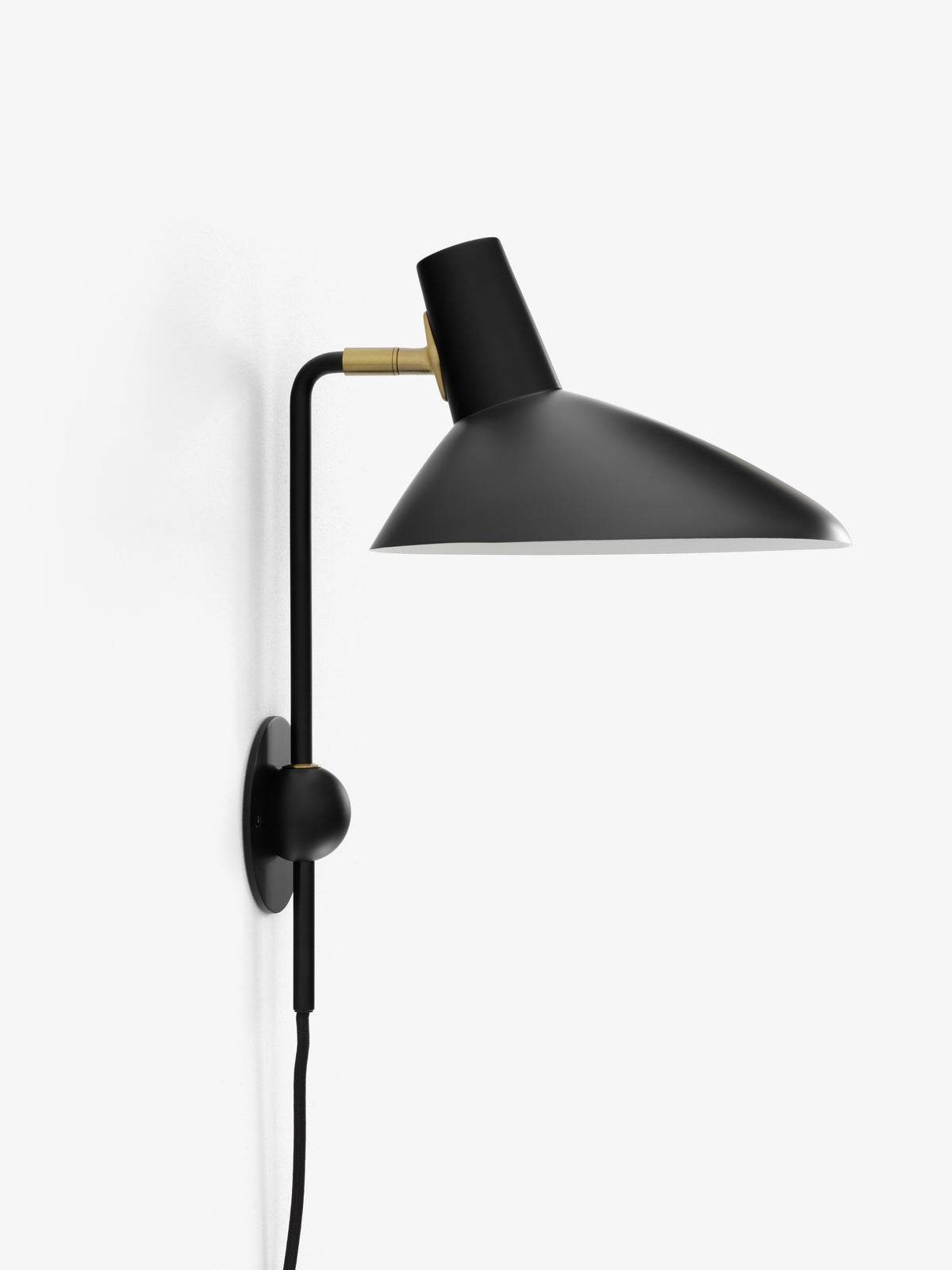 Nástenná lampa TRIPOD HM12 čierna
