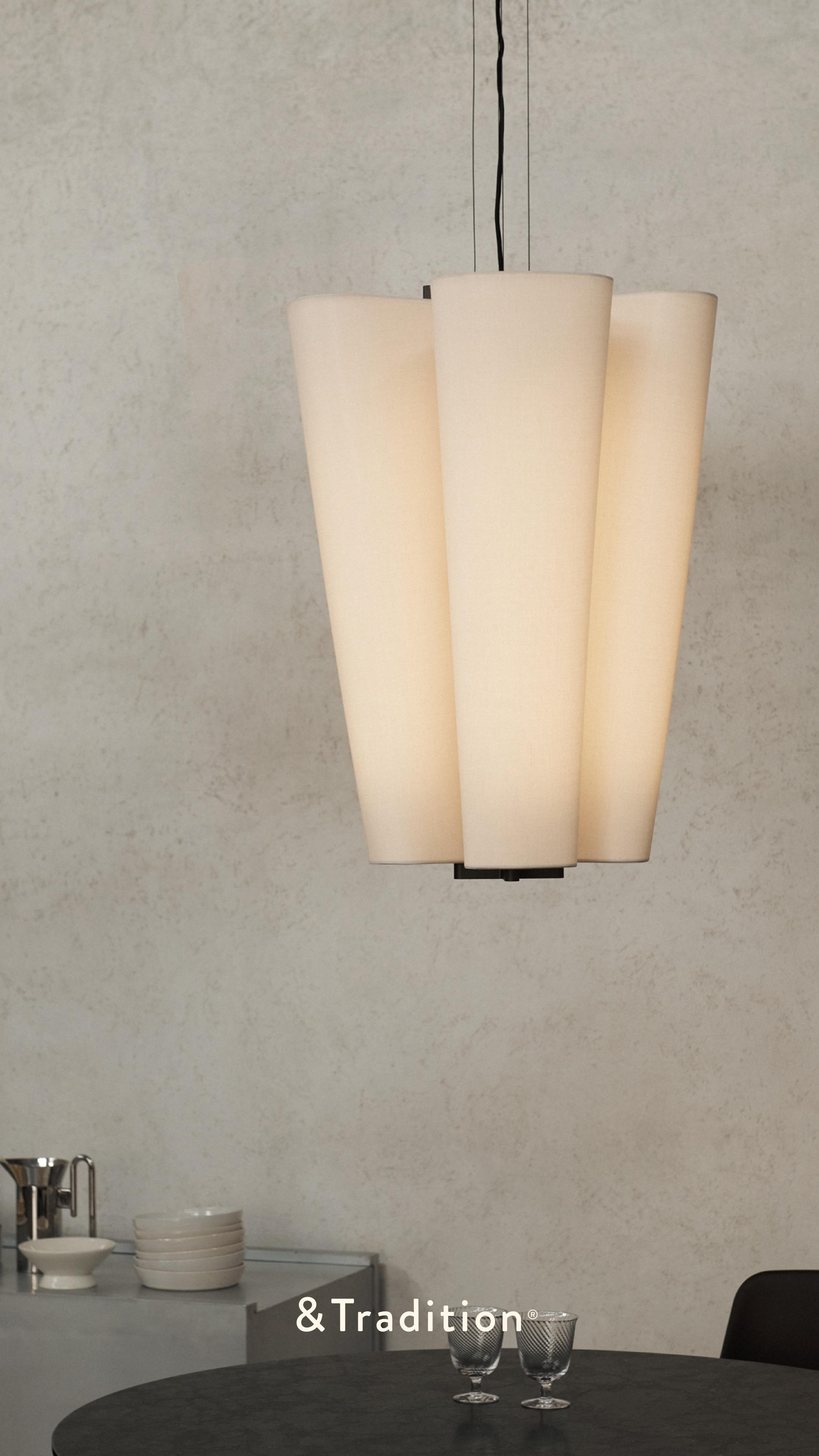 Lampa visiacá BELLA béžová s hnedým povrchom