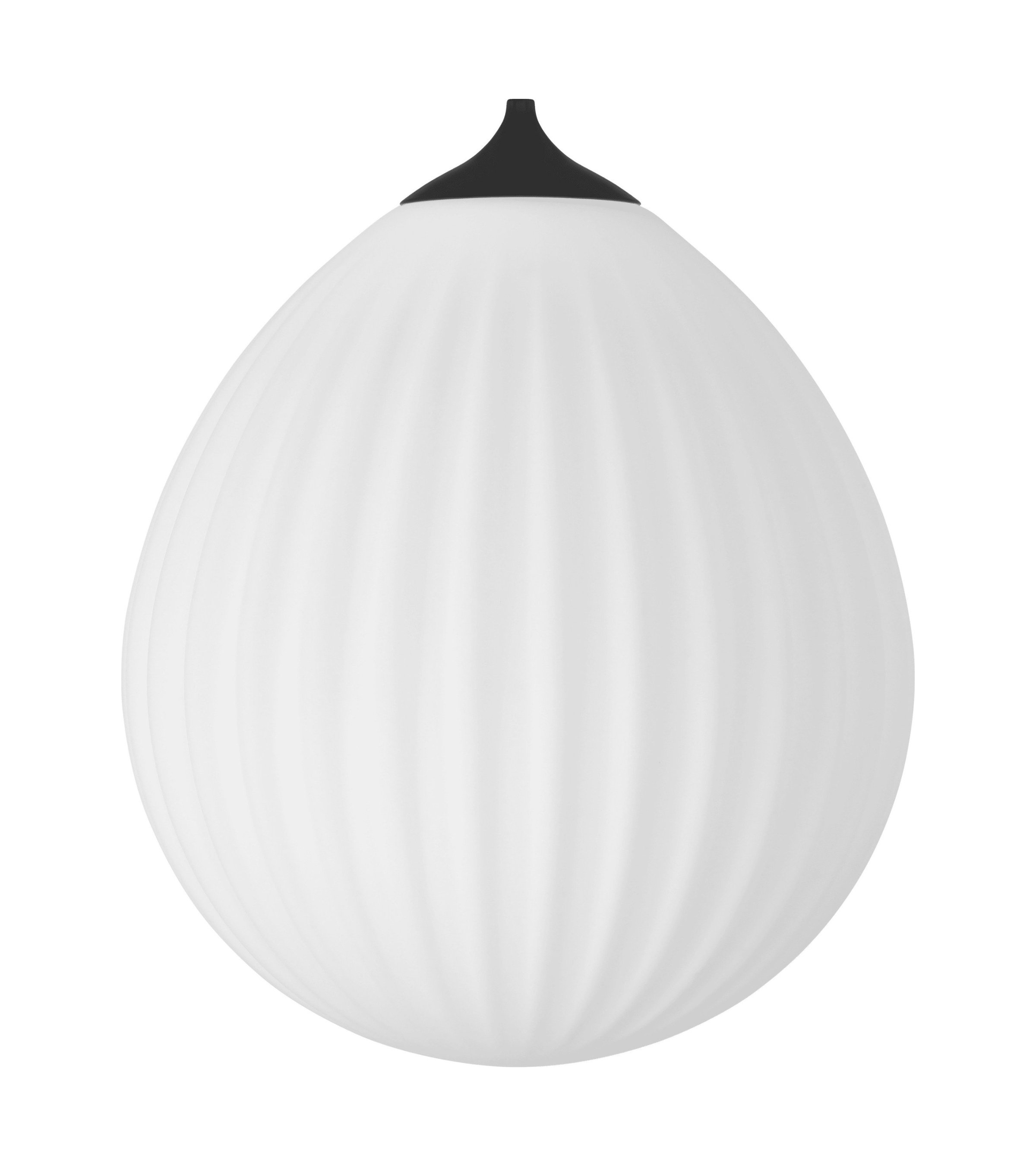 AROUND THE WORLD milk glass shade with black base