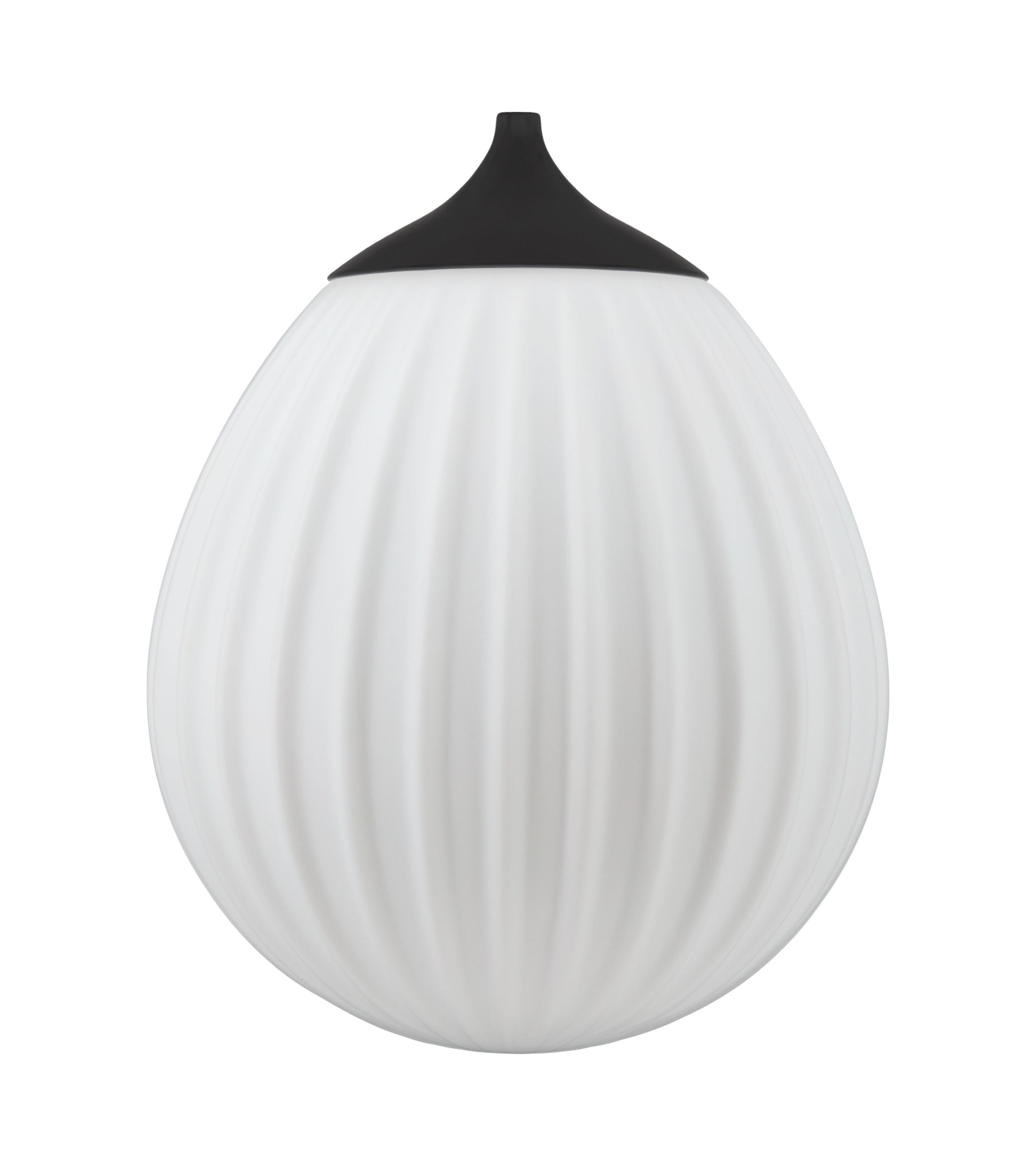 AROUND THE WORLD milk glass shade with black base