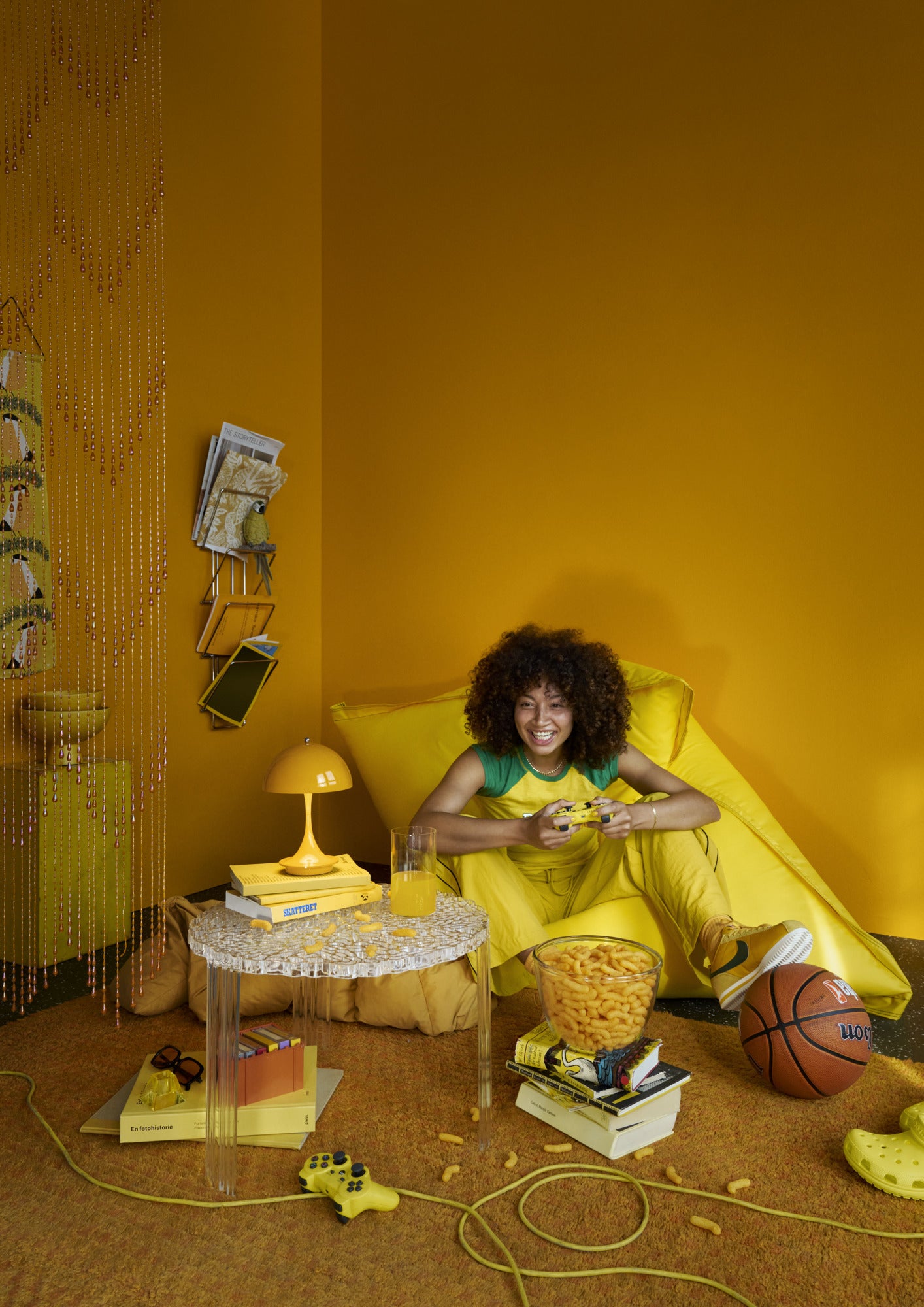 Prenosná lampa PANTHELLA 160 žltá