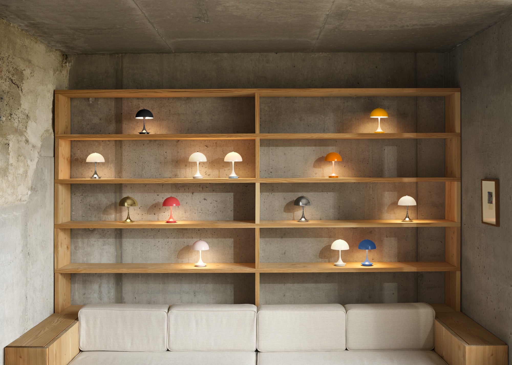 Portable lamp PANTHELLA 160 chrome