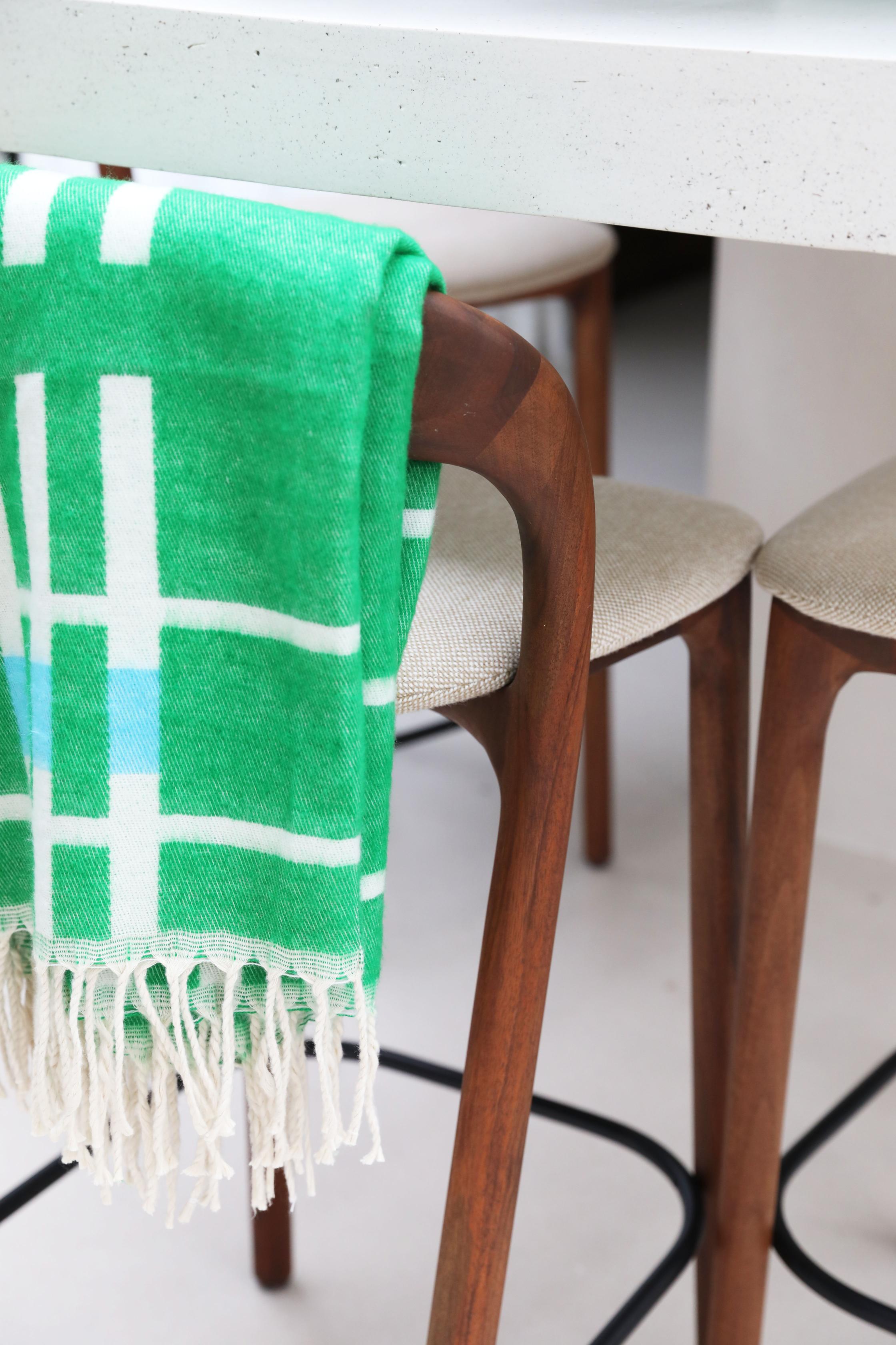 Pled PLANO béžový so zelenou a modrou