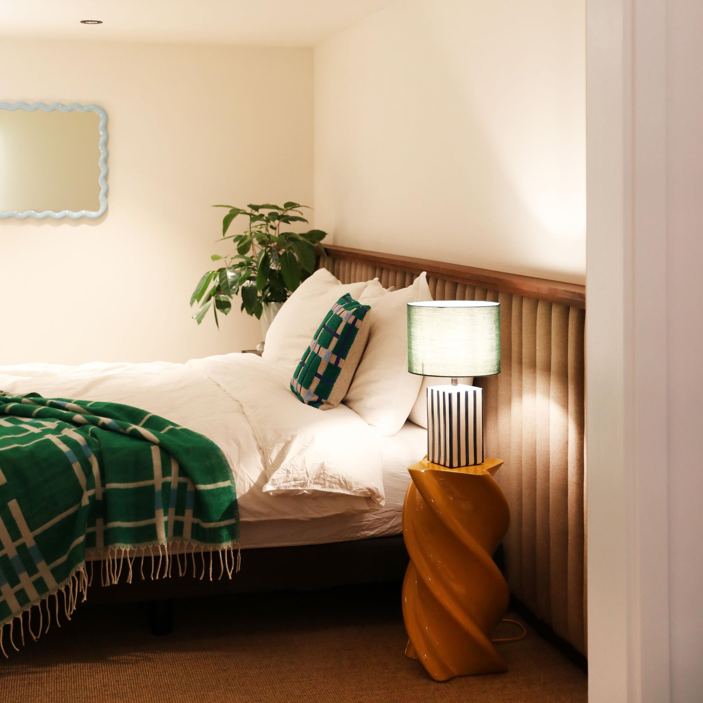 Pled PLANO béžový so zelenou a modrou