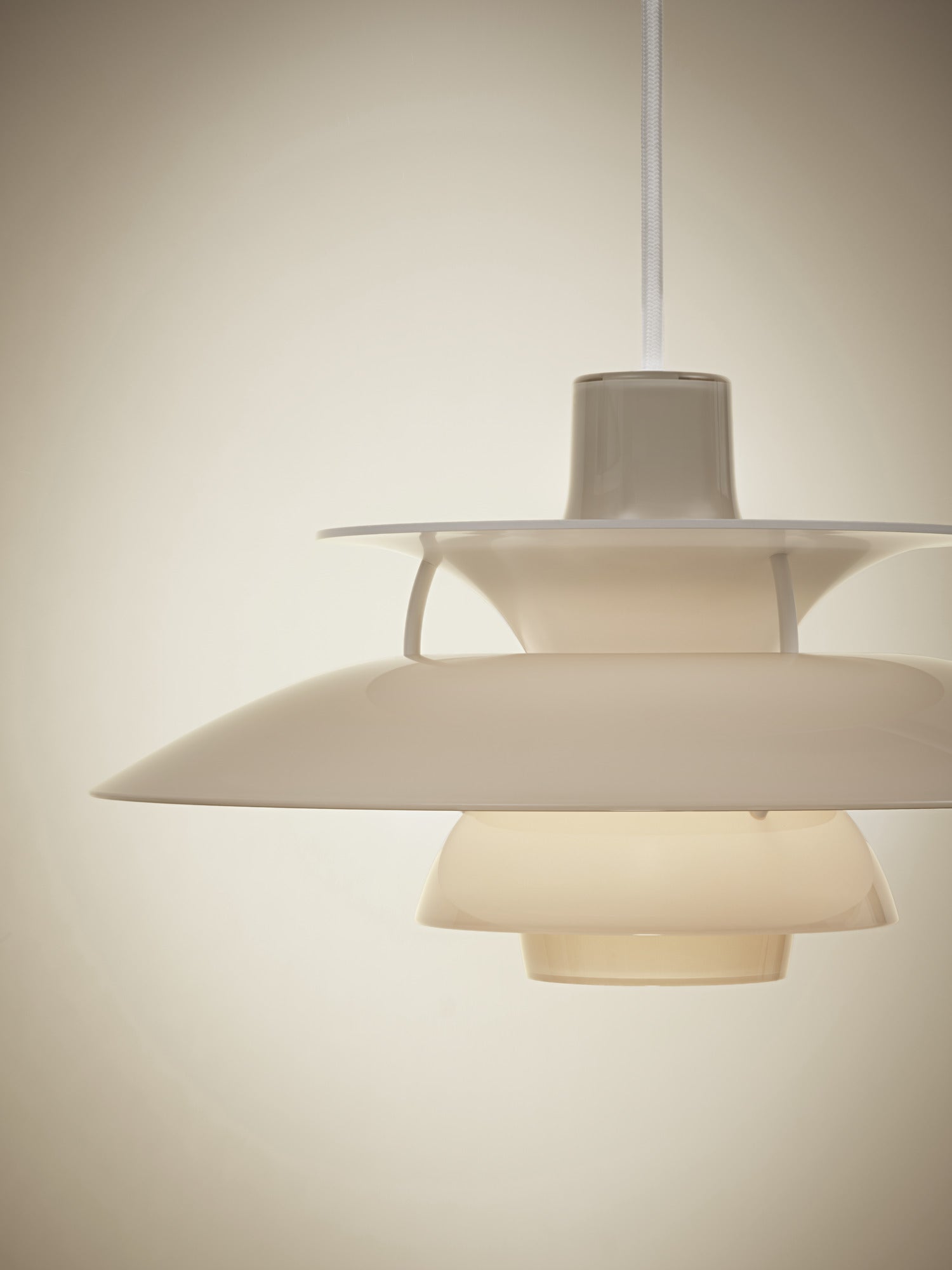 Lampa wisząca PH 5 OPAL beżowy