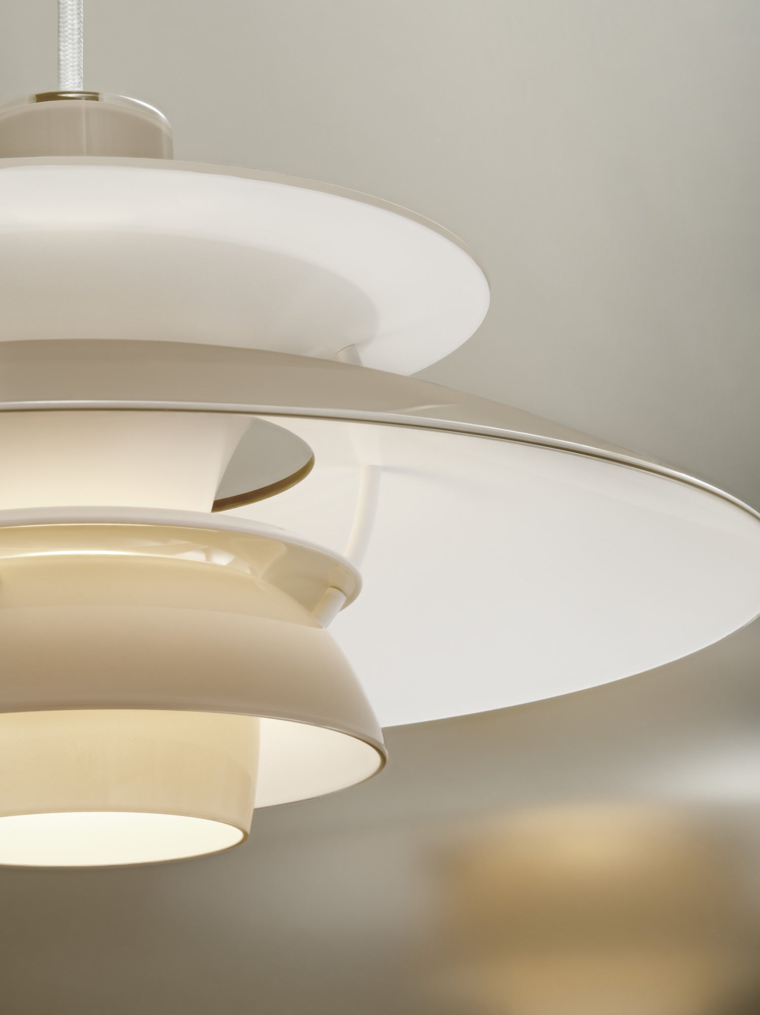Lampa wisząca PH 5 OPAL beżowy
