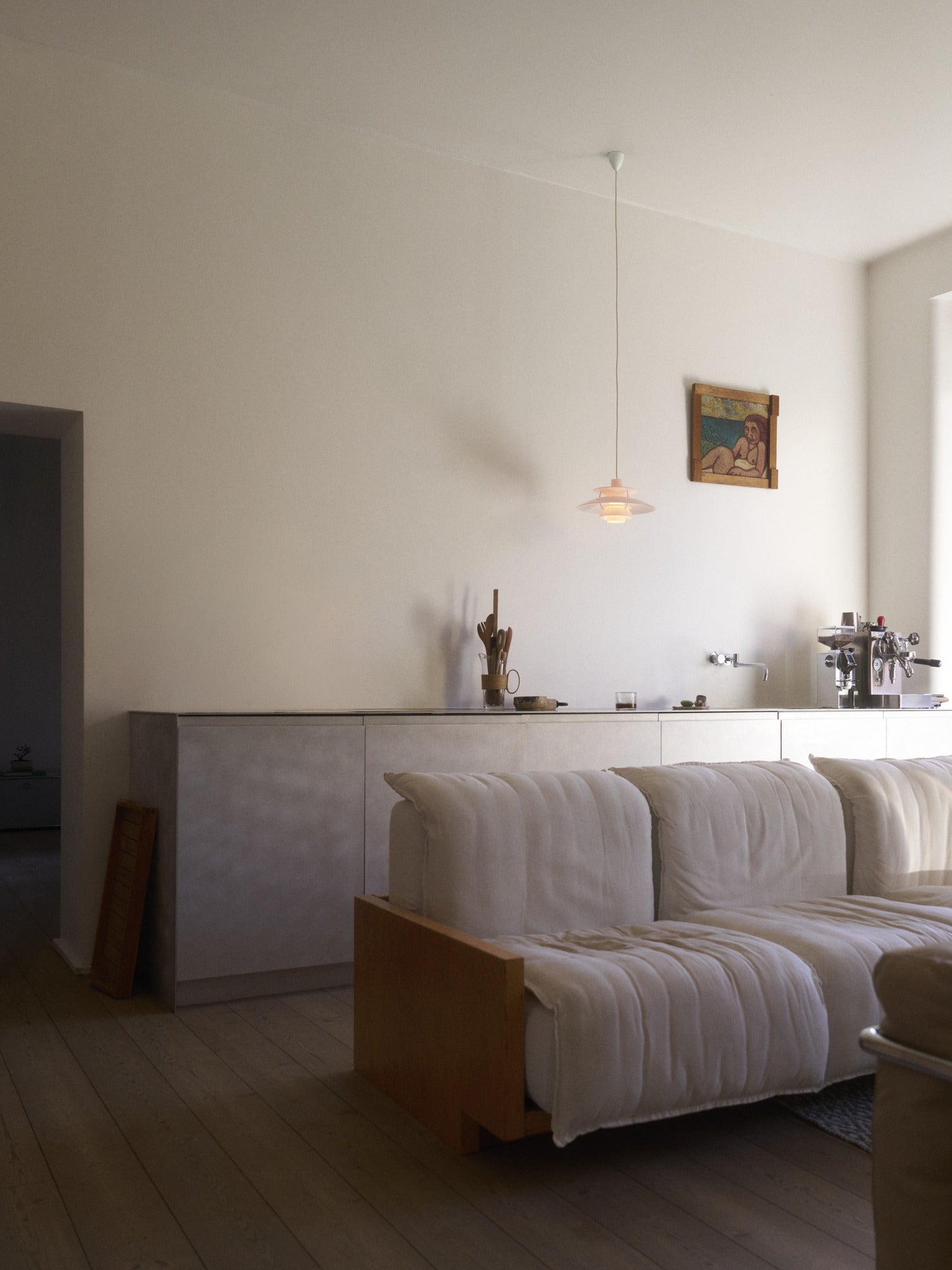 Závesná lampa PH 5 OPAL svetloružová