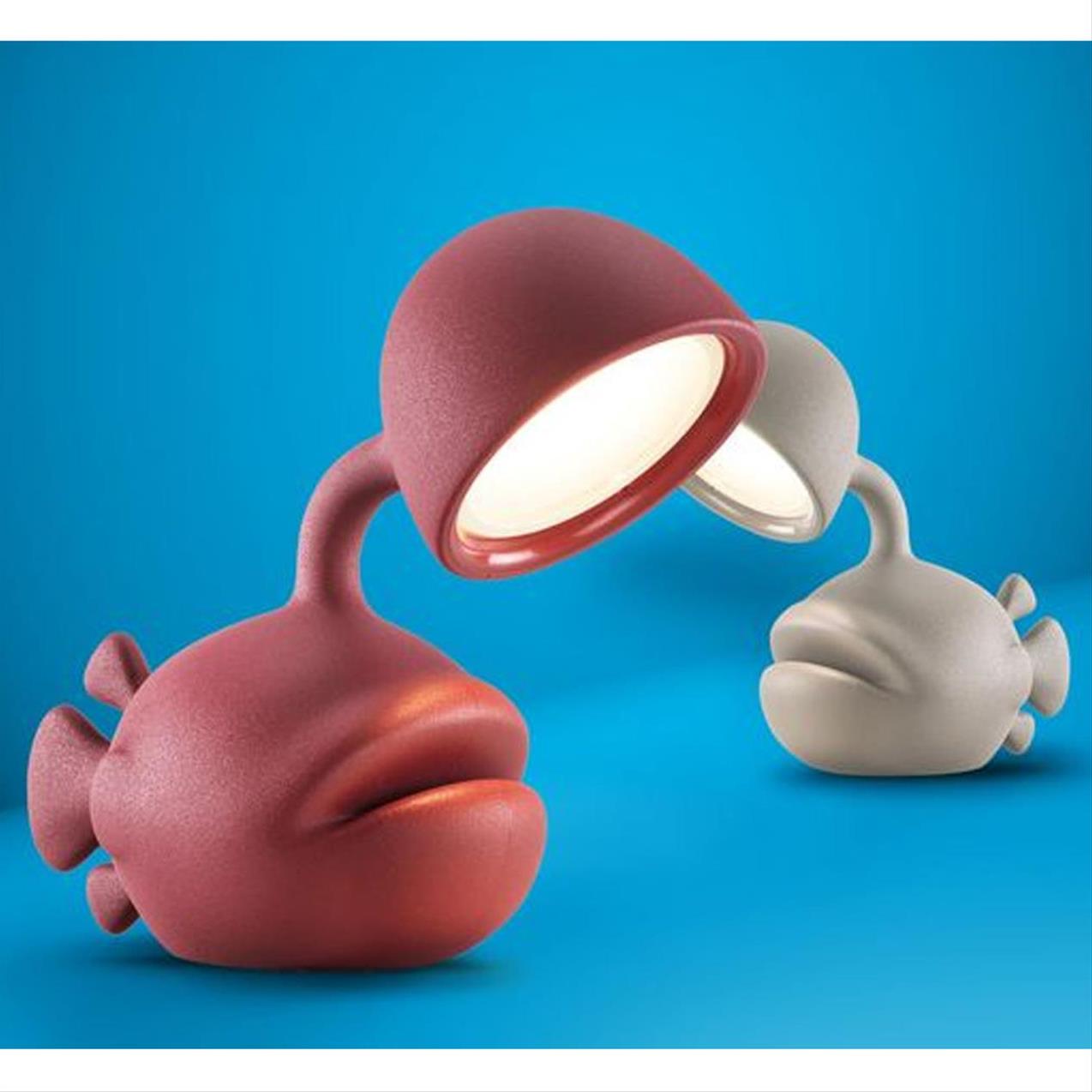 ABYSS burgundy table lamp