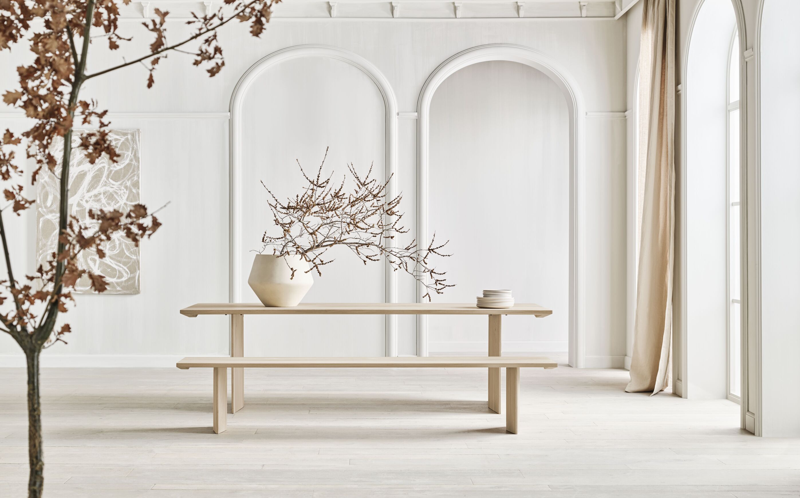 Stôl ALP z dubového dreva