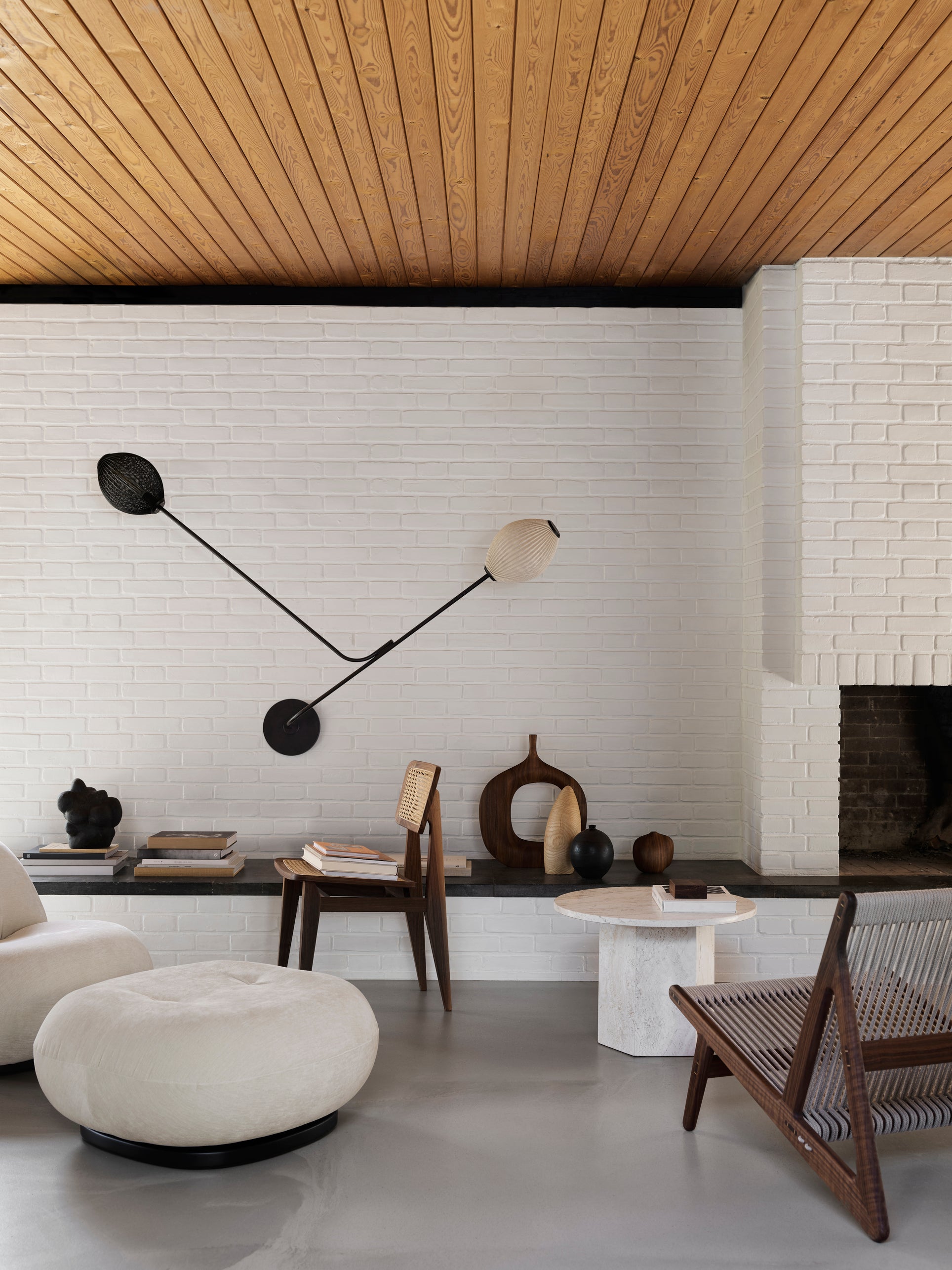 SATELLITE wall lamp black