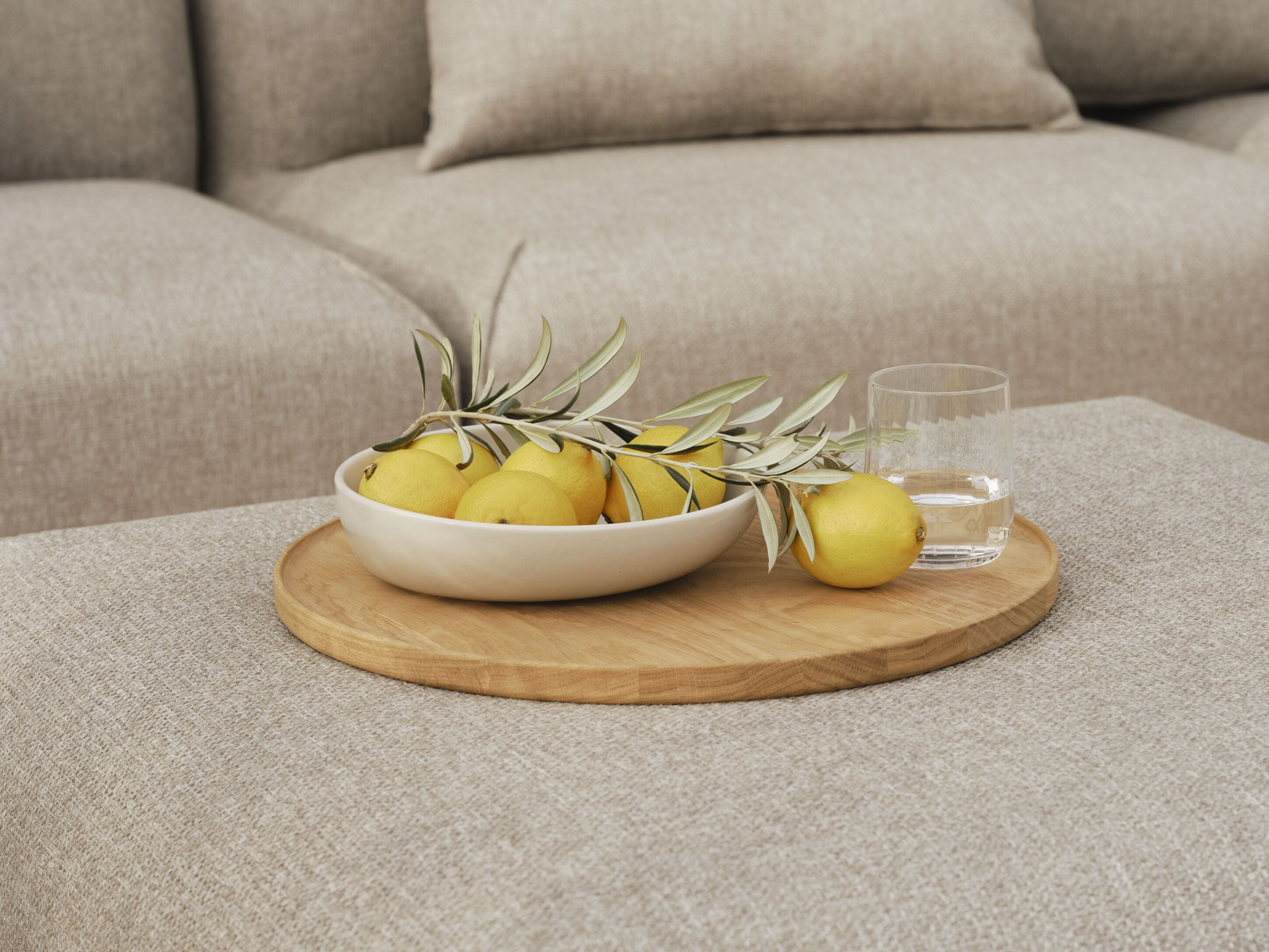 Modulárna vonkajšia pohovka ARKE - ľavý čalúnený modul