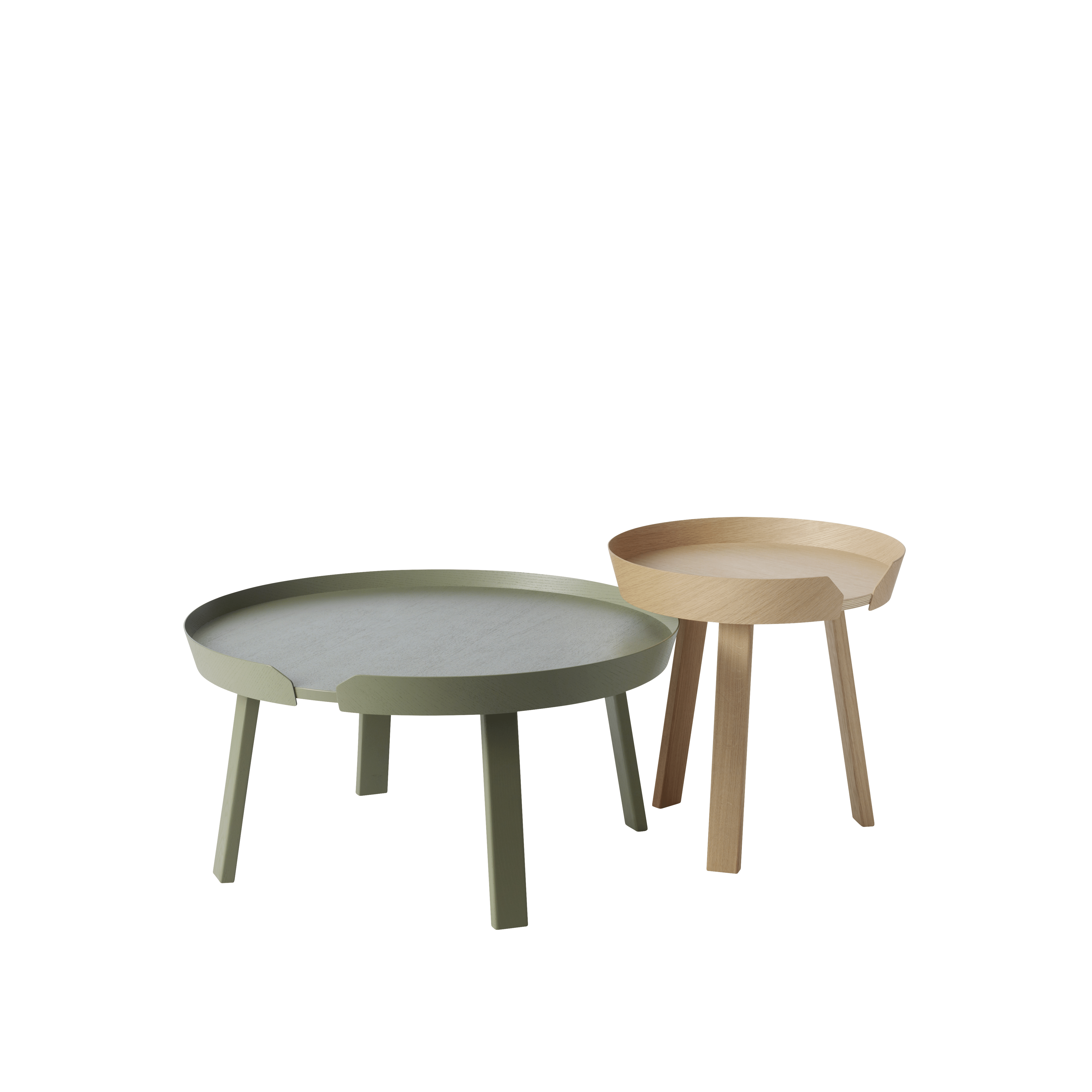 AROUND Side Table Ash Wood
