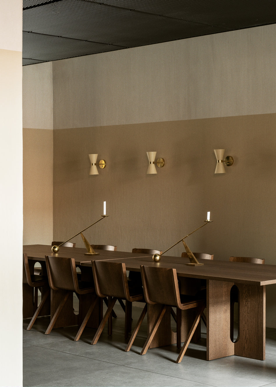 Svietnik INTERCONNECT bronzovaný mosadz