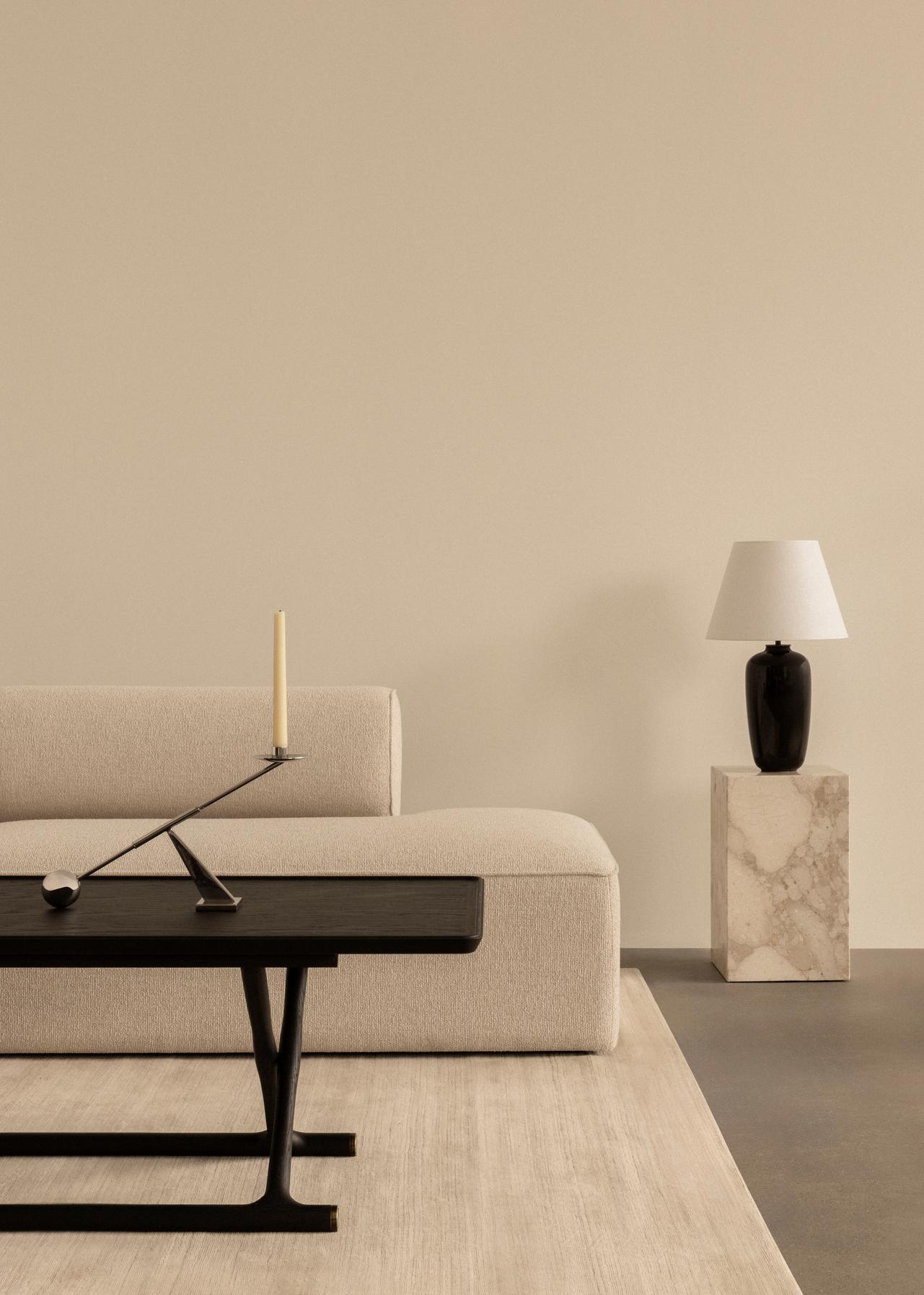 Kávový stolík JÄGER čierne dubové drevo