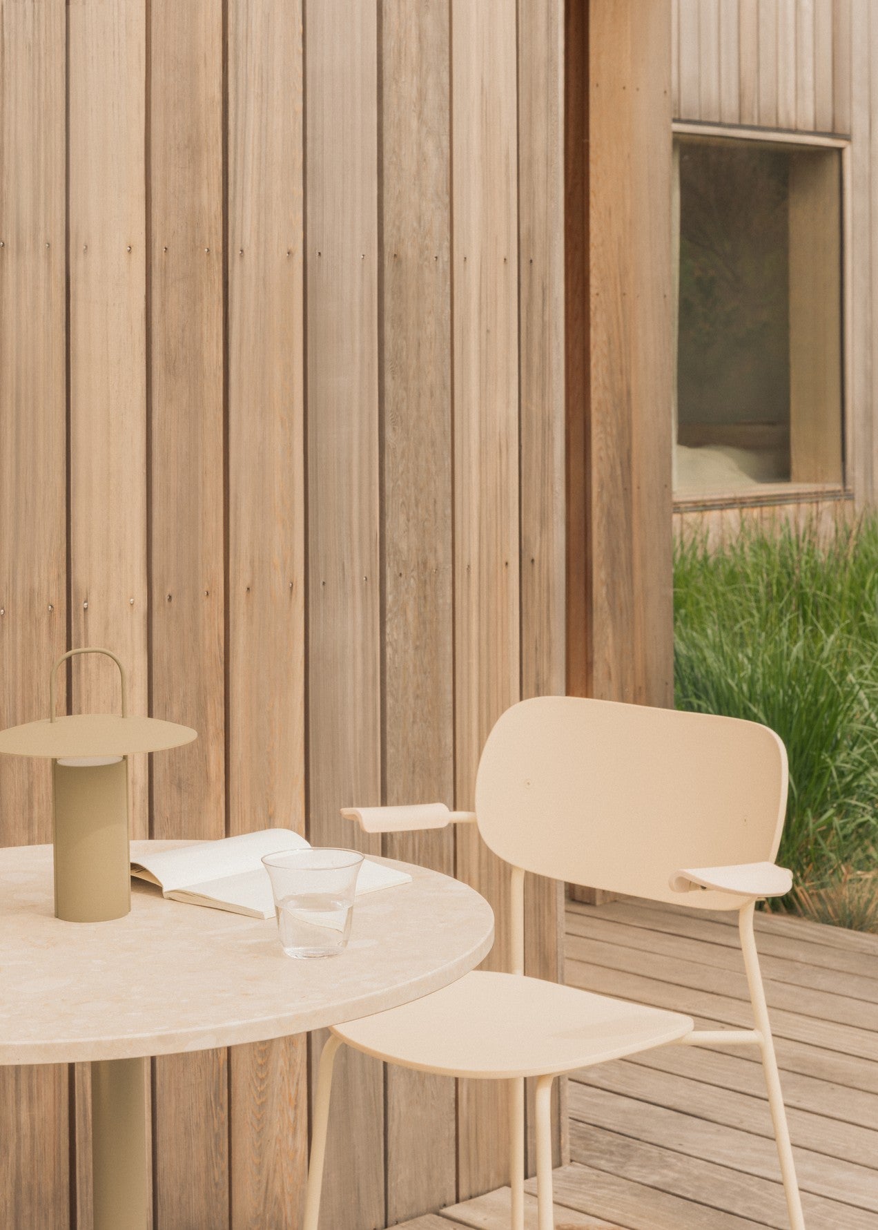 Záhradná stolička CO béžová