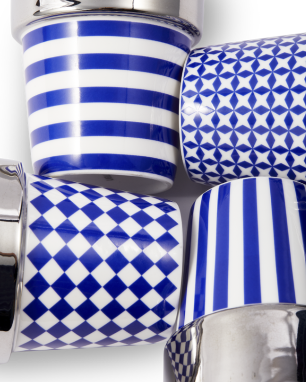 Súprava hrnčekov AUNTY tmavomodrá