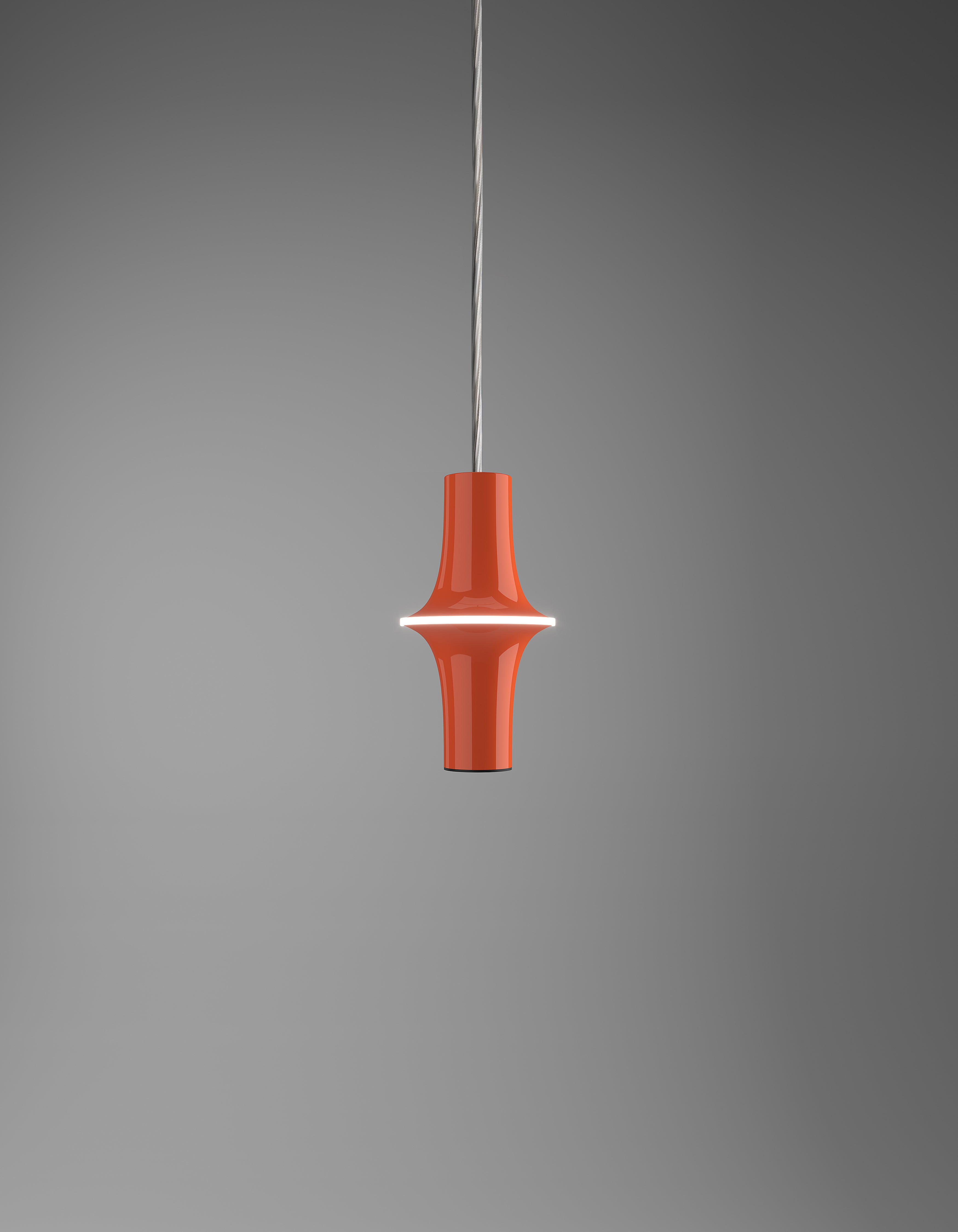 Závesná lampa AVRO podlhovastá biela