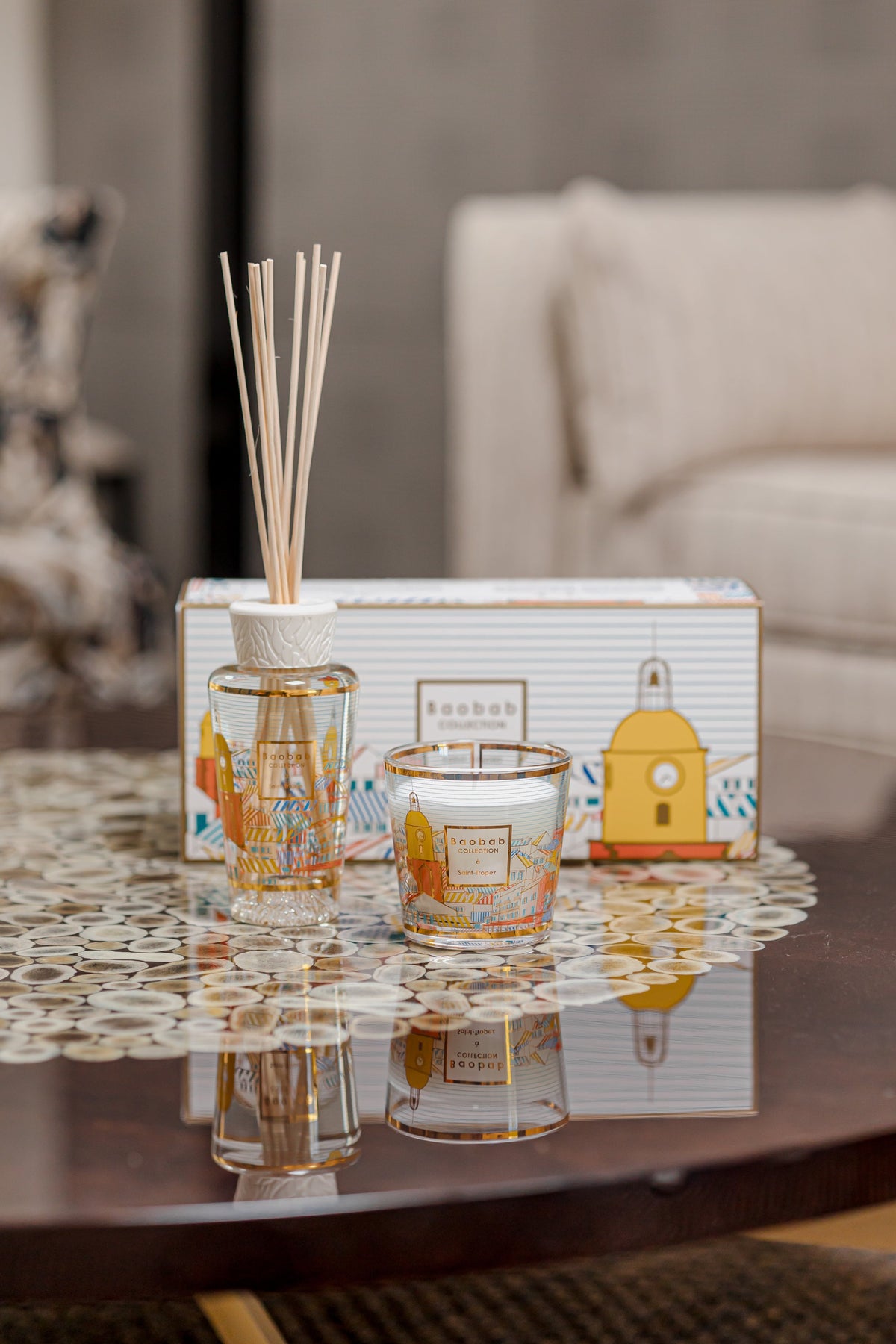 Zestaw upominkowy MY FIRST BAOBAB A SAINT-TROPEZ świeca i dyfuzor – zdjęcie 5
