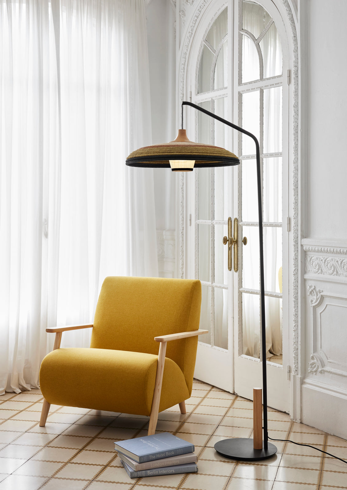 Stojaca lampa GRASS zelená